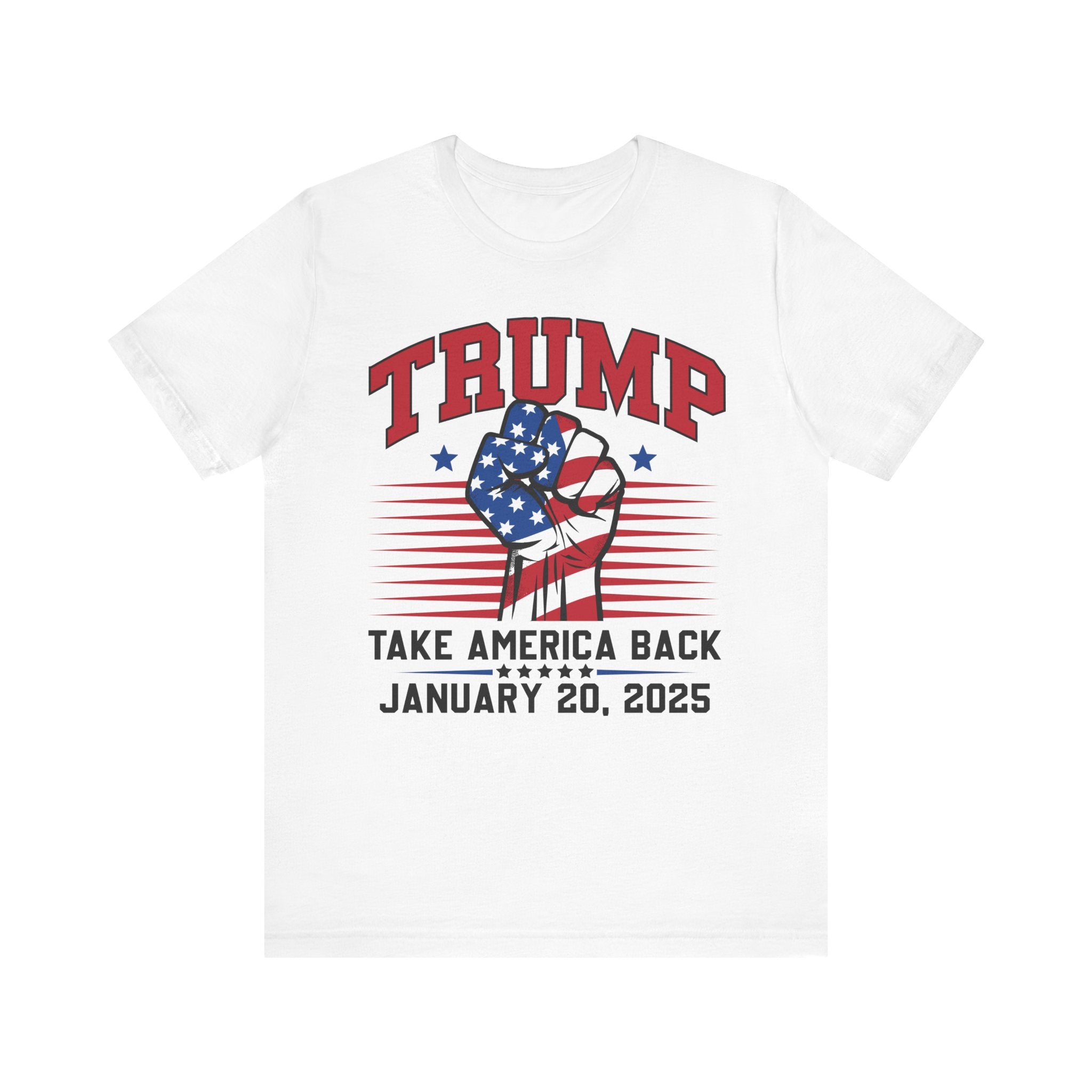 TRUMP TAKE AMERICA BACK JANUARY 20 2025 COMMEMORATIVE INAUGURATION Unisex Jersey Short Sleeve Tee