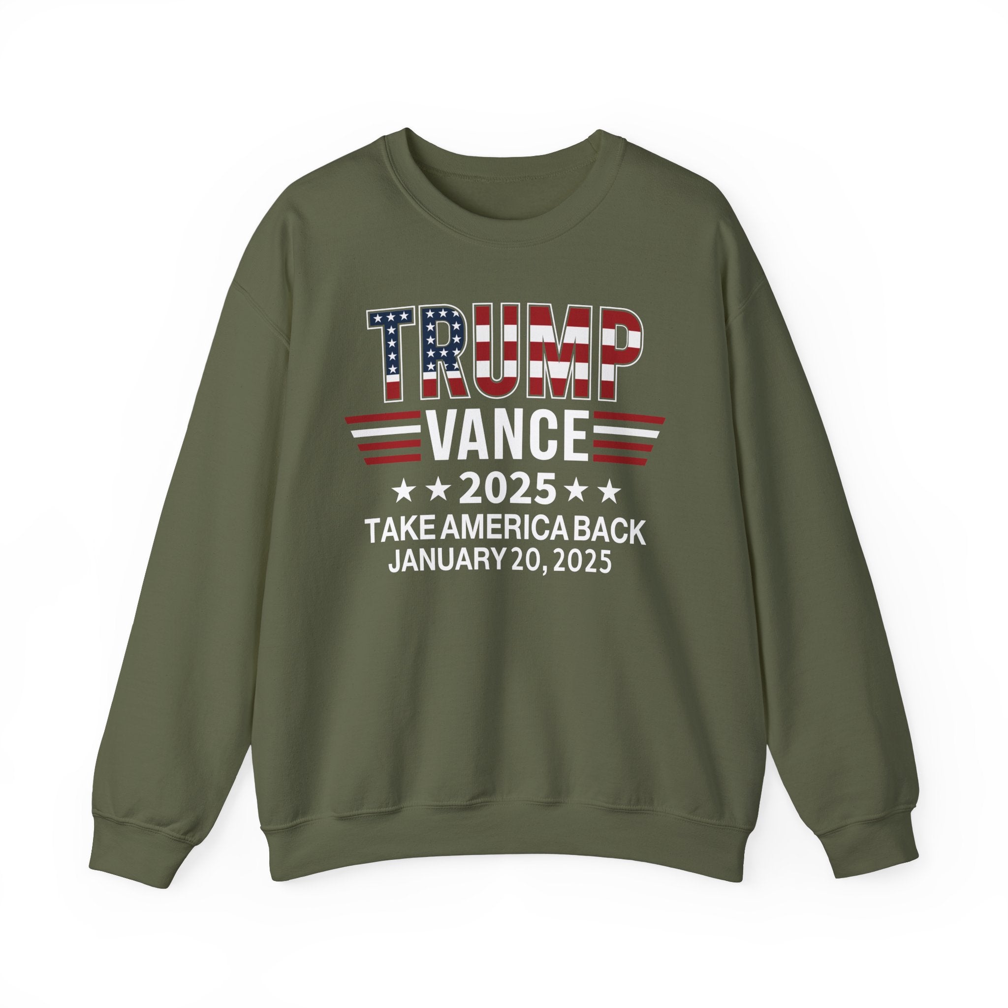 TRUMP VANCE TAKE AMERICA BACK JANUARY 2025 INAUGURATION Unisex Heavy Blend™ Crewneck Sweatshirt