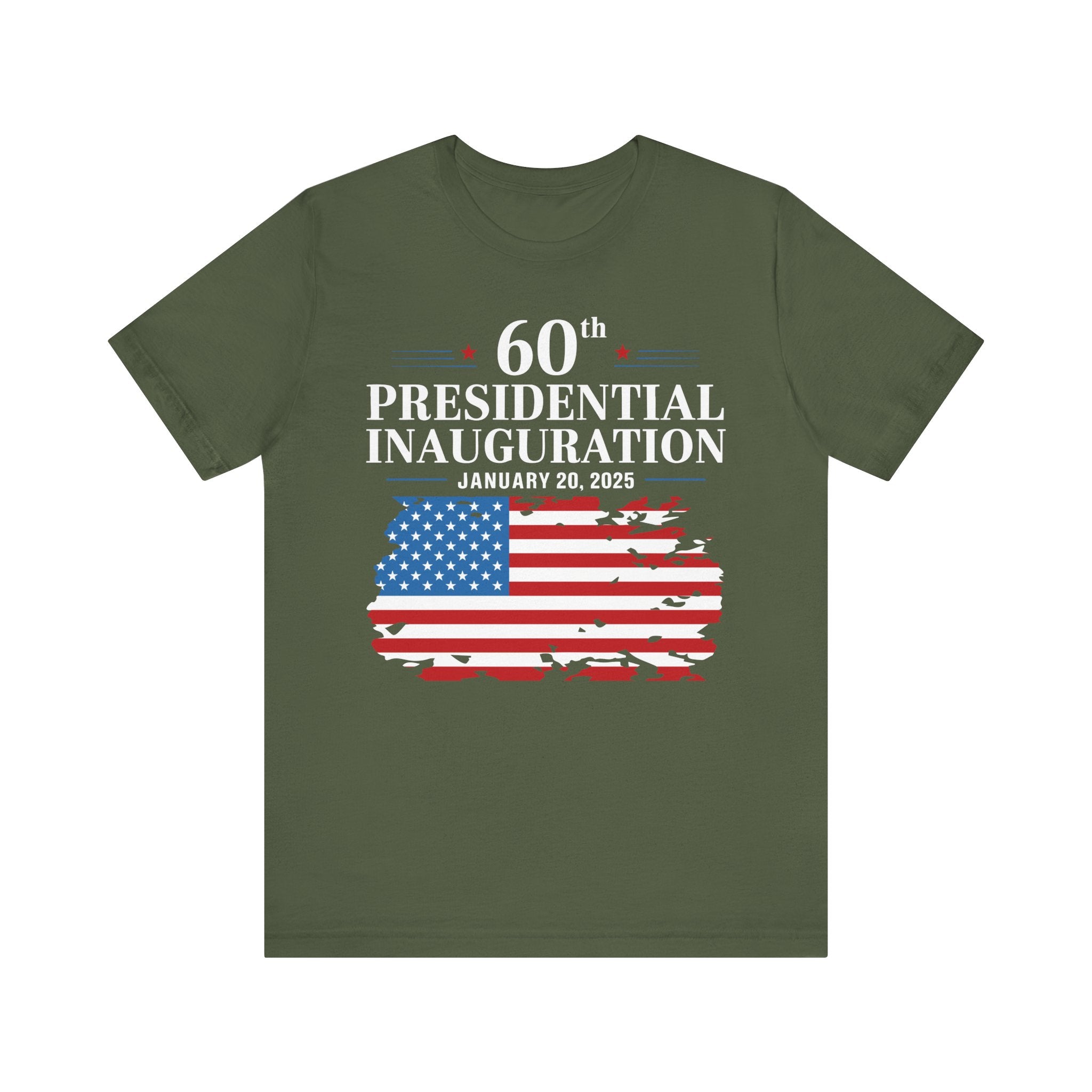TRUMP VANCE 60TH PRESIDENTIAL INAUGURATION COMMEMORATIVE Unisex Jersey Short Sleeve Tee