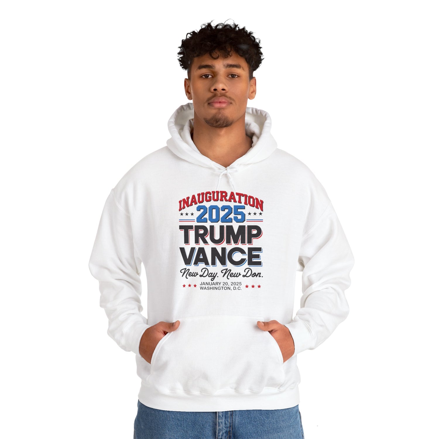 INAUGURATION 2025 TRUMP VANCE NEW DAY-NEW DON Unisex Heavy Blend™ Hooded Sweatshirt