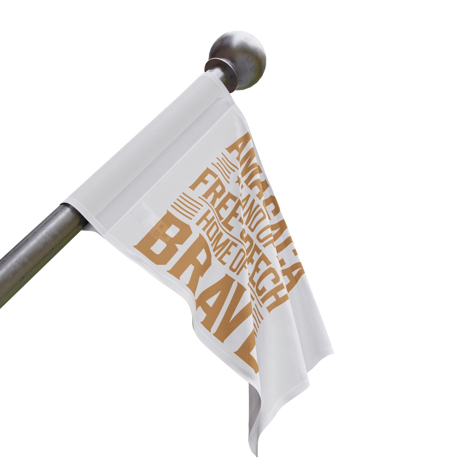 AMAGACA-LAND OF FREE-SPEECH AND HOME OF THE BRAVE Flag