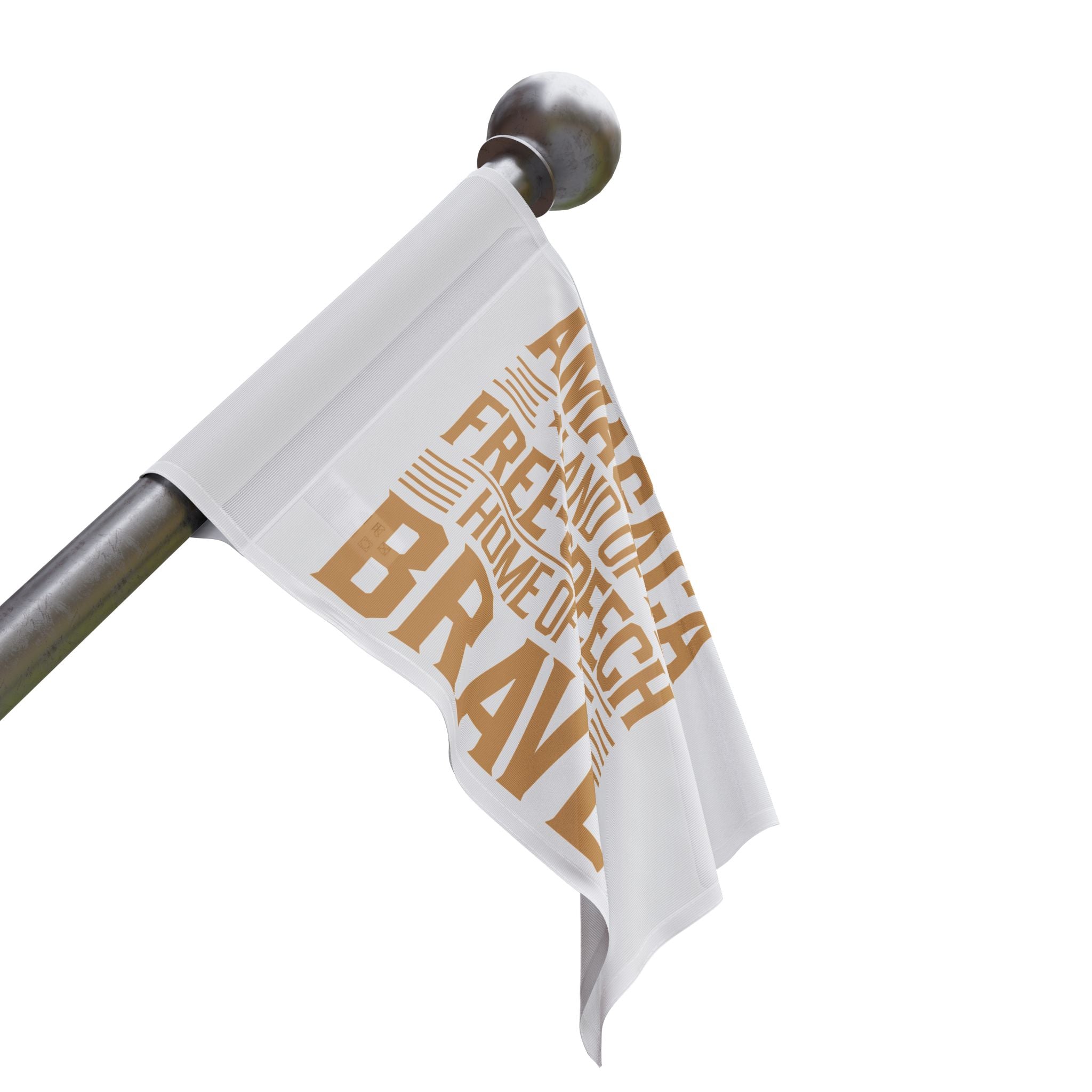 AMAGACA-LAND OF FREE-SPEECH AND HOME OF THE BRAVE Flag
