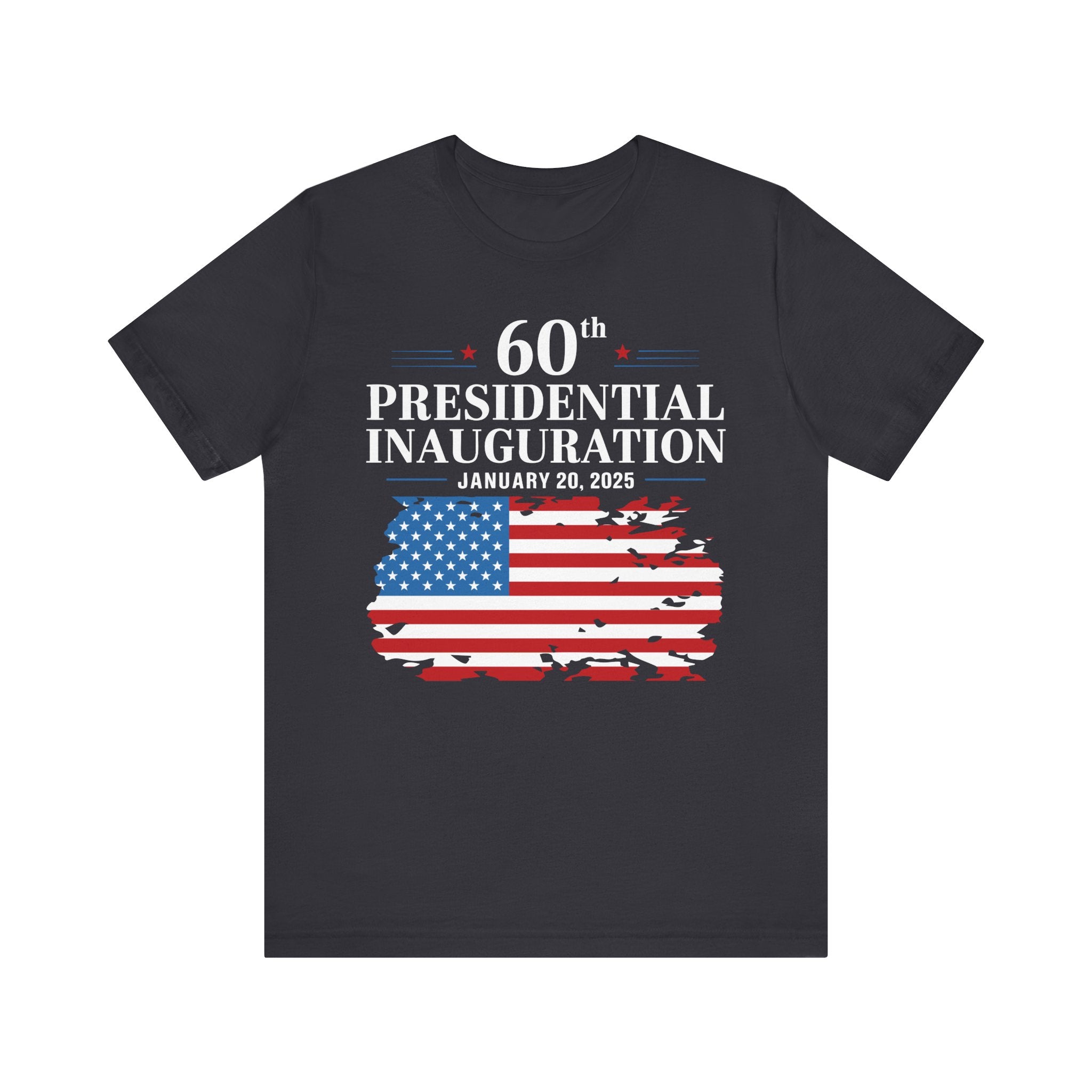 TRUMP VANCE 60TH PRESIDENTIAL INAUGURATION COMMEMORATIVE Unisex Jersey Short Sleeve Tee