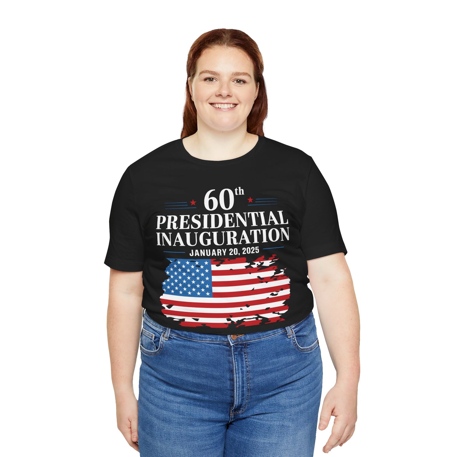 TRUMP VANCE 60TH PRESIDENTIAL INAUGURATION COMMEMORATIVE Unisex Jersey Short Sleeve Tee