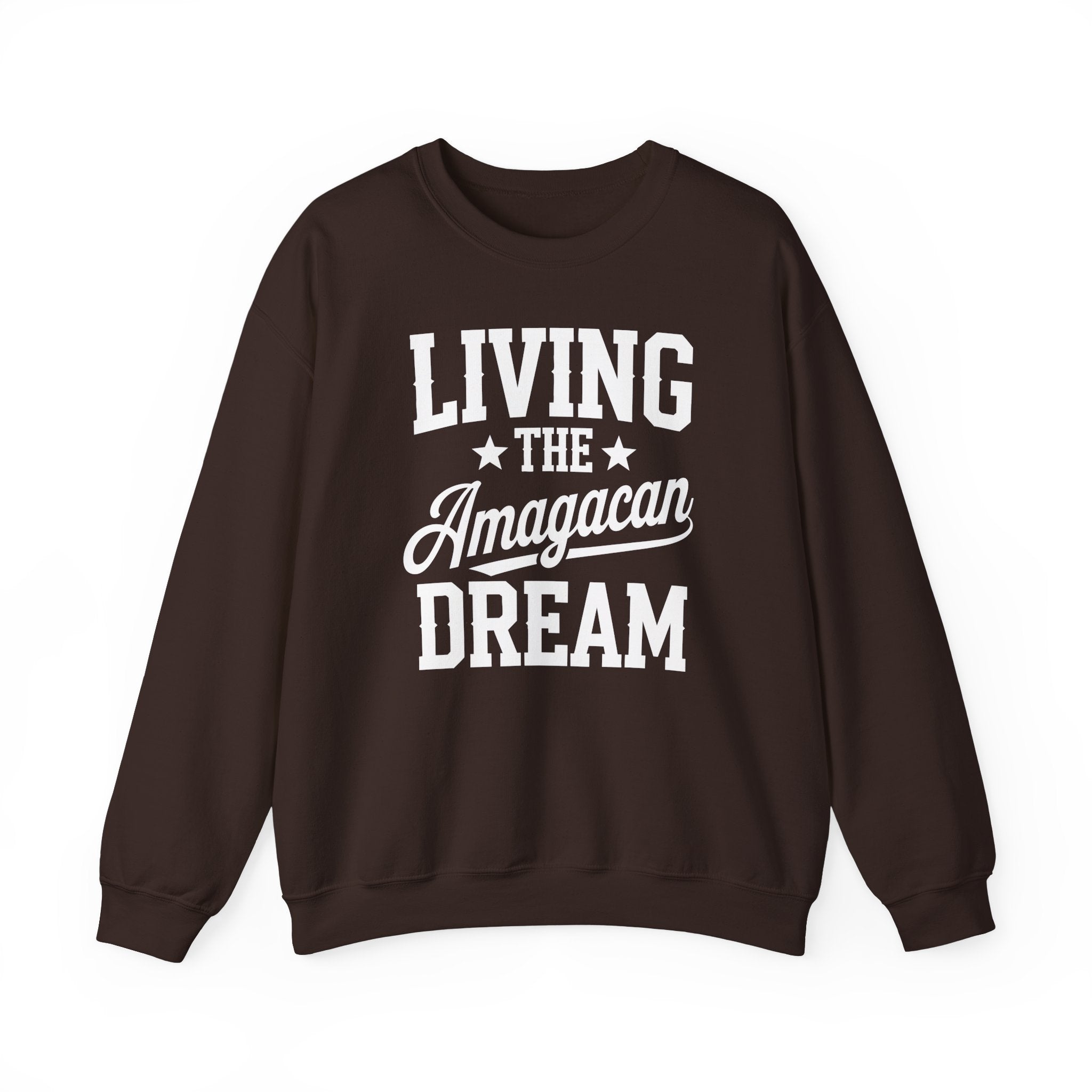 LIVING THE AMAGACAN DREAM-Unisex Heavy Blend™ Crewneck Sweatshirt