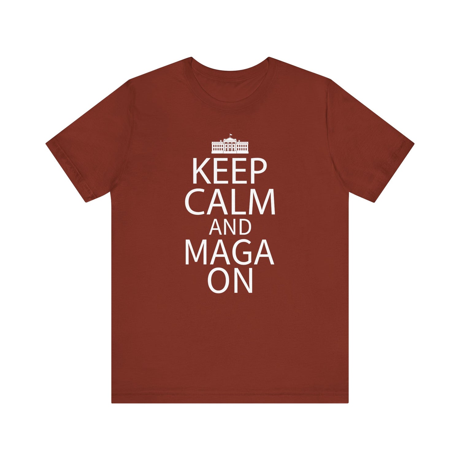 KEEP CALM MAGA ON Unisex Jersey Short Sleeve Tee
