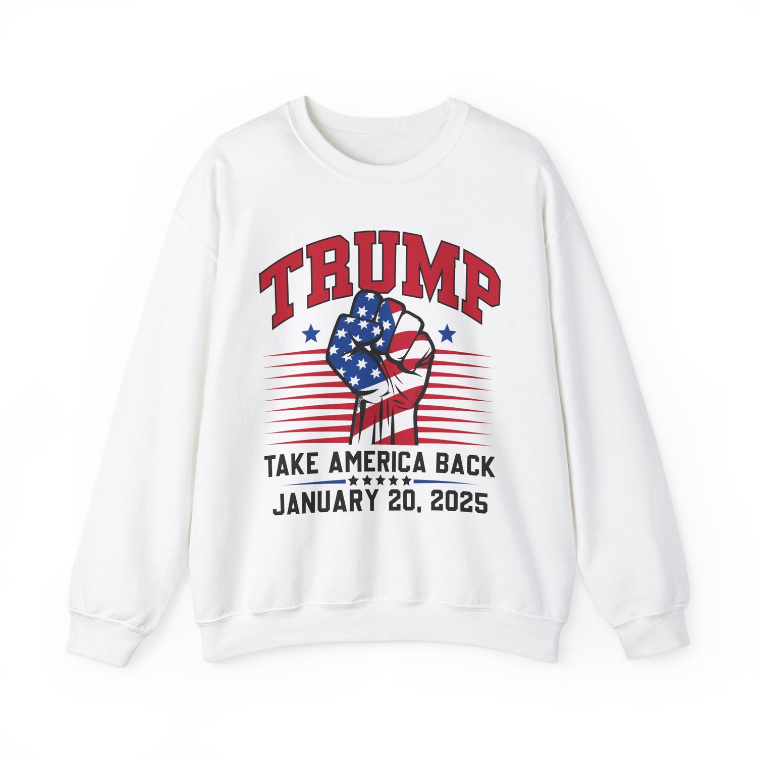 TRUMP TAKE AMERICA BACK JANUARY 2025 INAUGURATION Unisex Heavy Blend™ Crewneck Sweatshirt