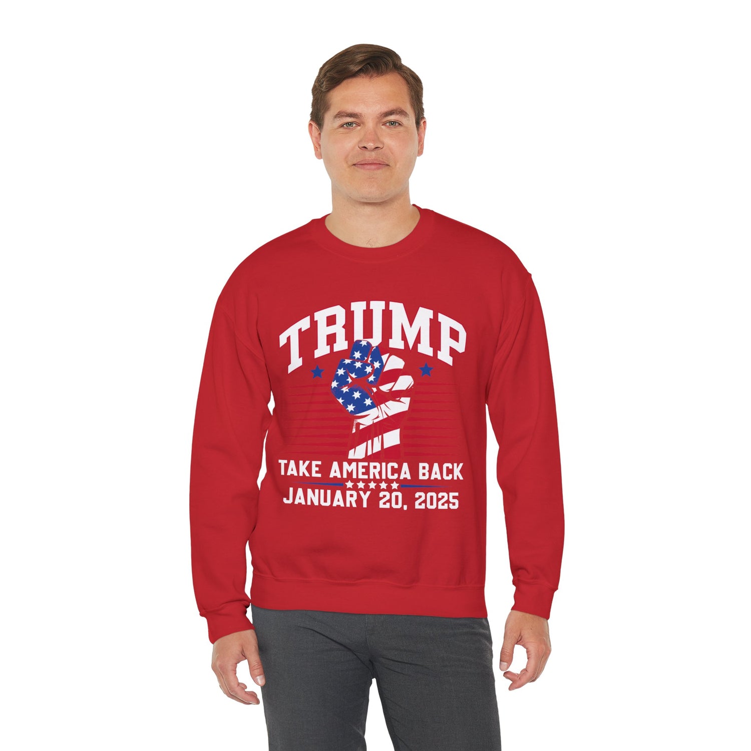 TRUMP TAKE AMERICA BACK JANUARY 2025 INAUGURATION Unisex Heavy Blend™ Crewneck Sweatshirt