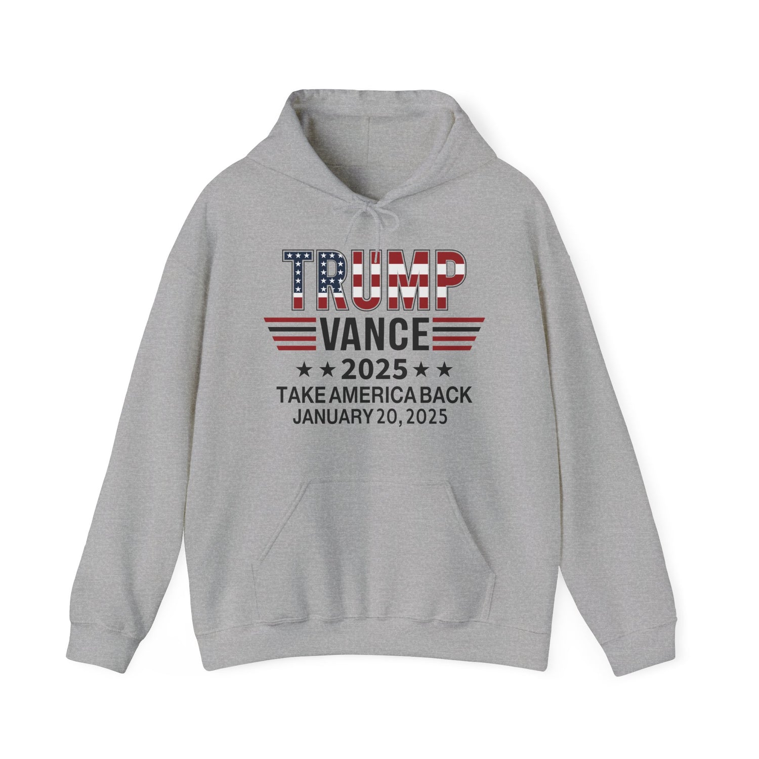 TRUMP VANCE TAKE AMERICA BACK 2025 INAUGURATION MEN WOMEN Unisex Heavy Blend™ Hooded Sweatshirt