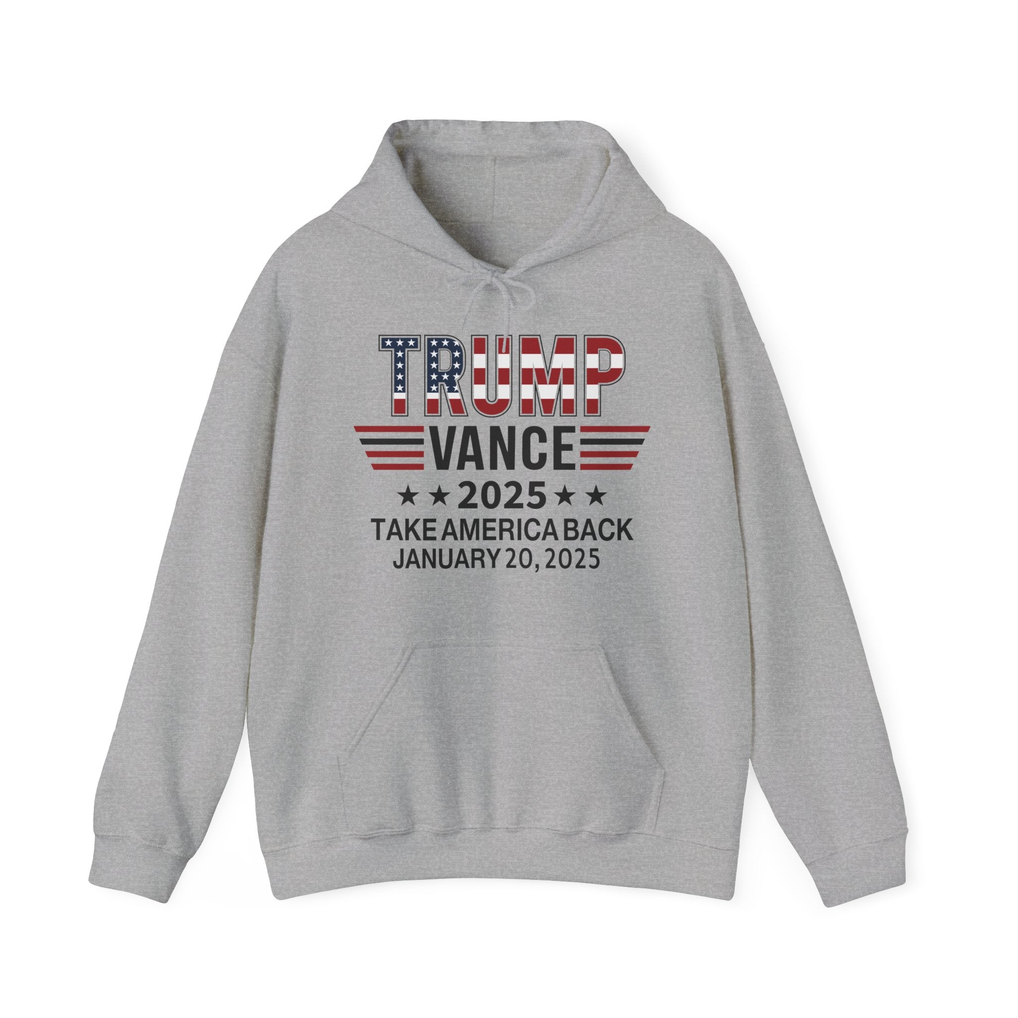 TRUMP VANCE TAKE AMERICA BACK 2025 INAUGURATION MEN WOMEN Unisex Heavy Blend™ Hooded Sweatshirt