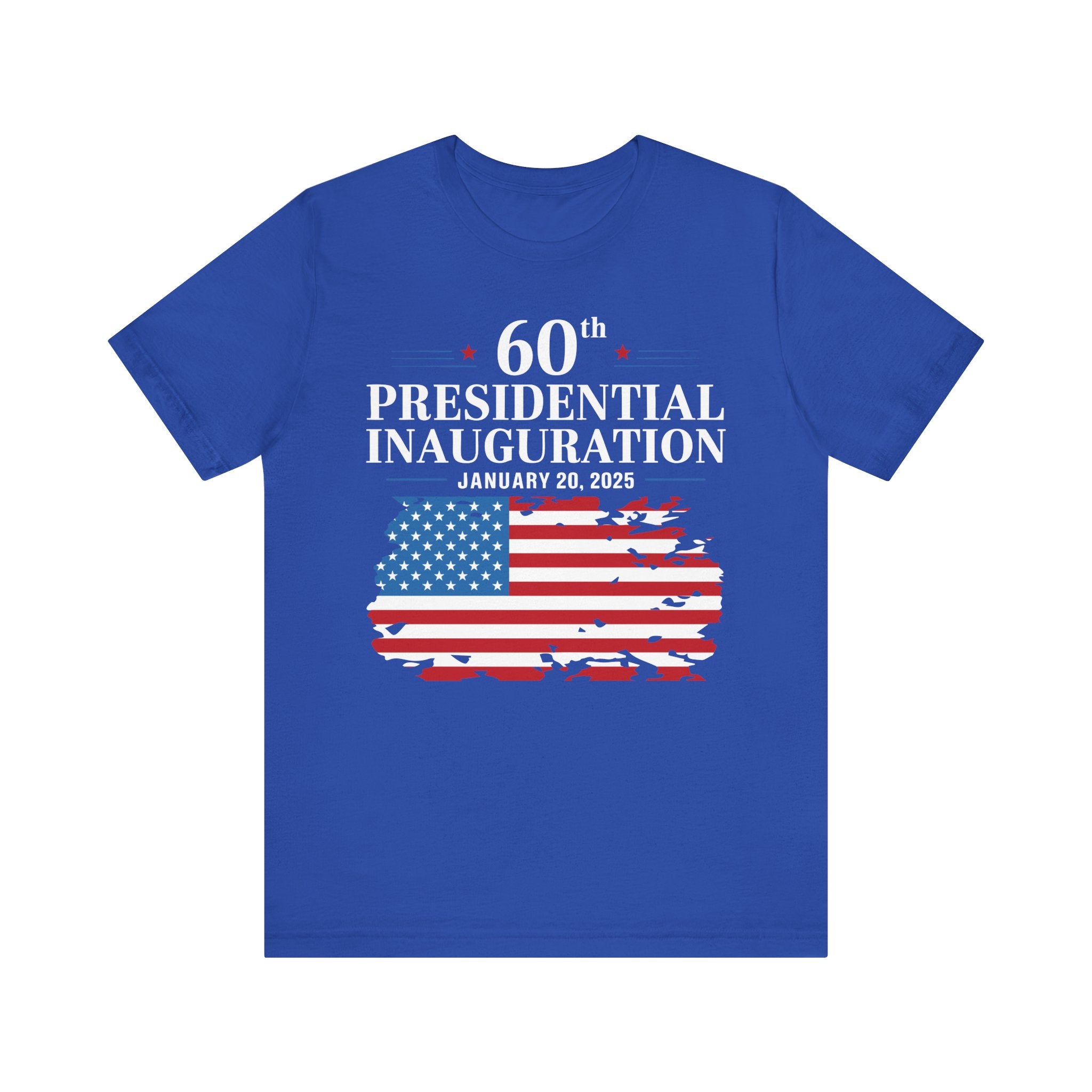 TRUMP VANCE 60TH PRESIDENTIAL INAUGURATION COMMEMORATIVE Unisex Jersey Short Sleeve Tee