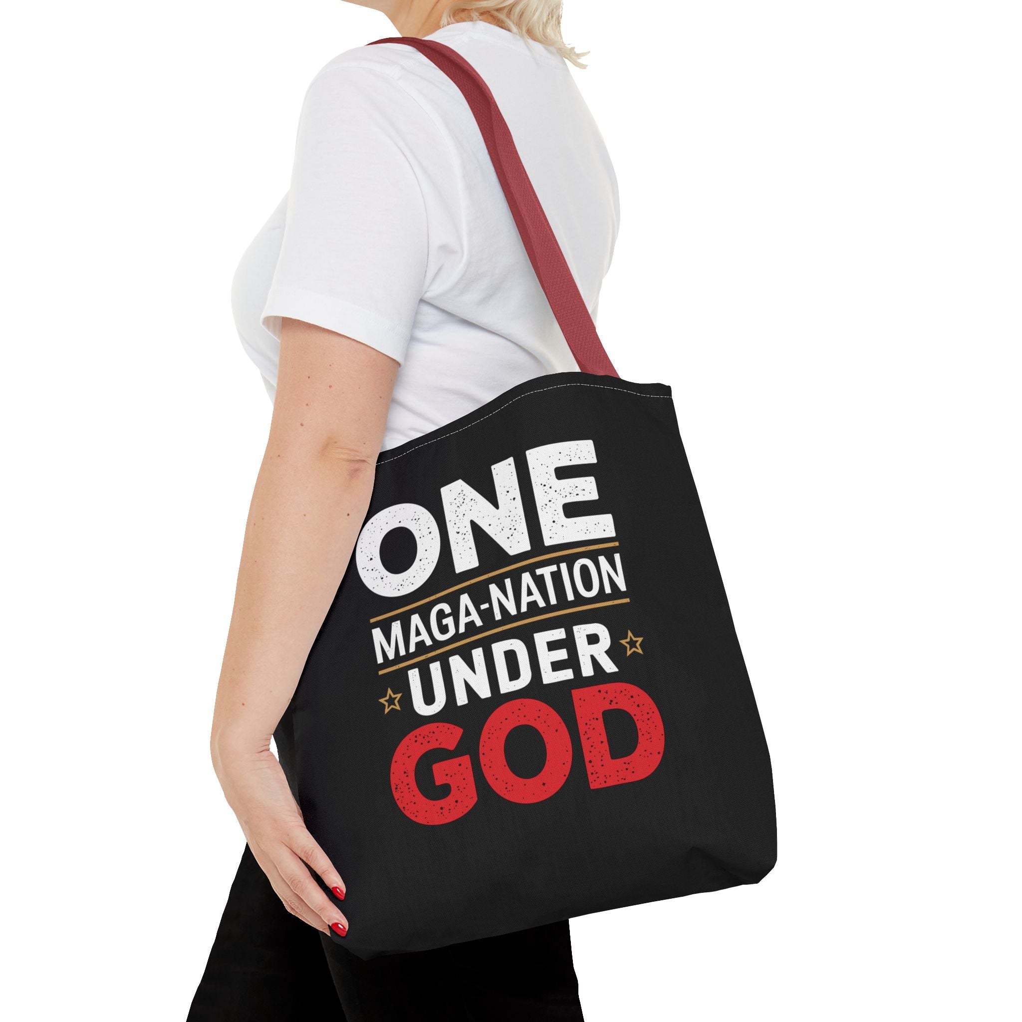 ONE-MAGA NATION UNDER GOD Tote Bag (AOP)