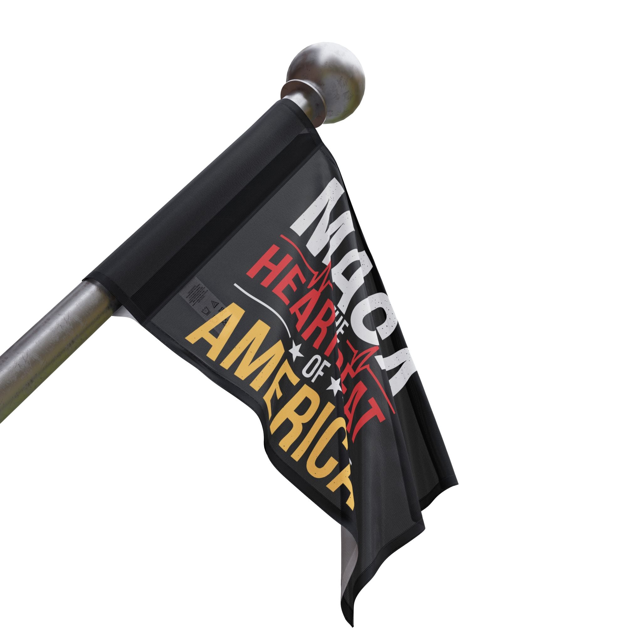 MAGA THE HEARTBEAT OF AMERICAN Flag