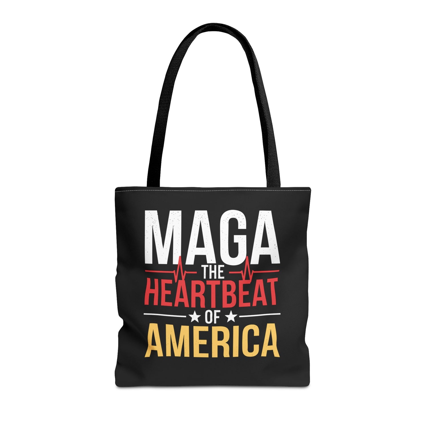 MAGA THE HEARTBEAT OF AMERICA Tote Bag (AOP)