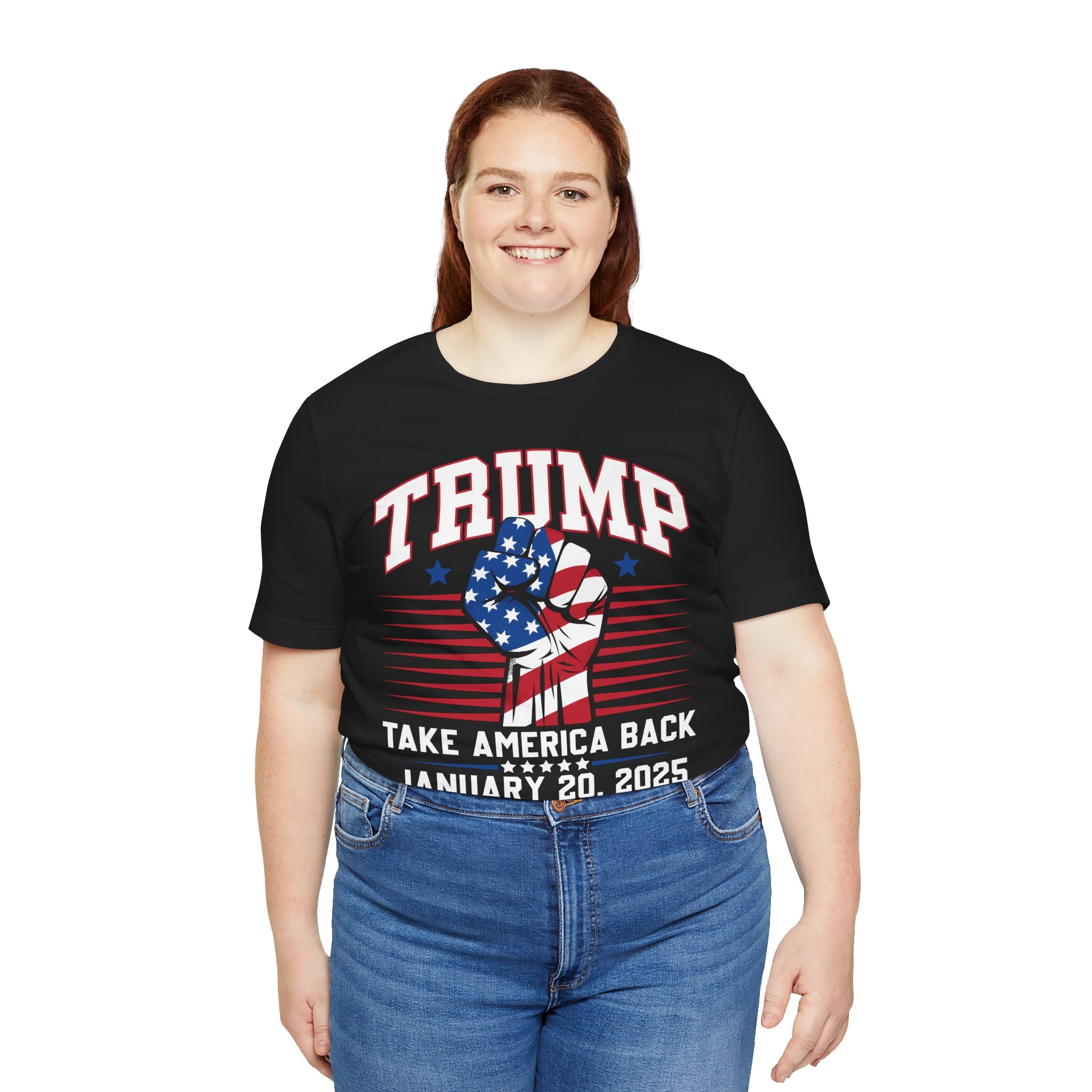 TRUMP TAKE AMERICA BACK JANUARY 20 2025 COMMEMORATIVE INAUGURATION Unisex Jersey Short Sleeve Tee