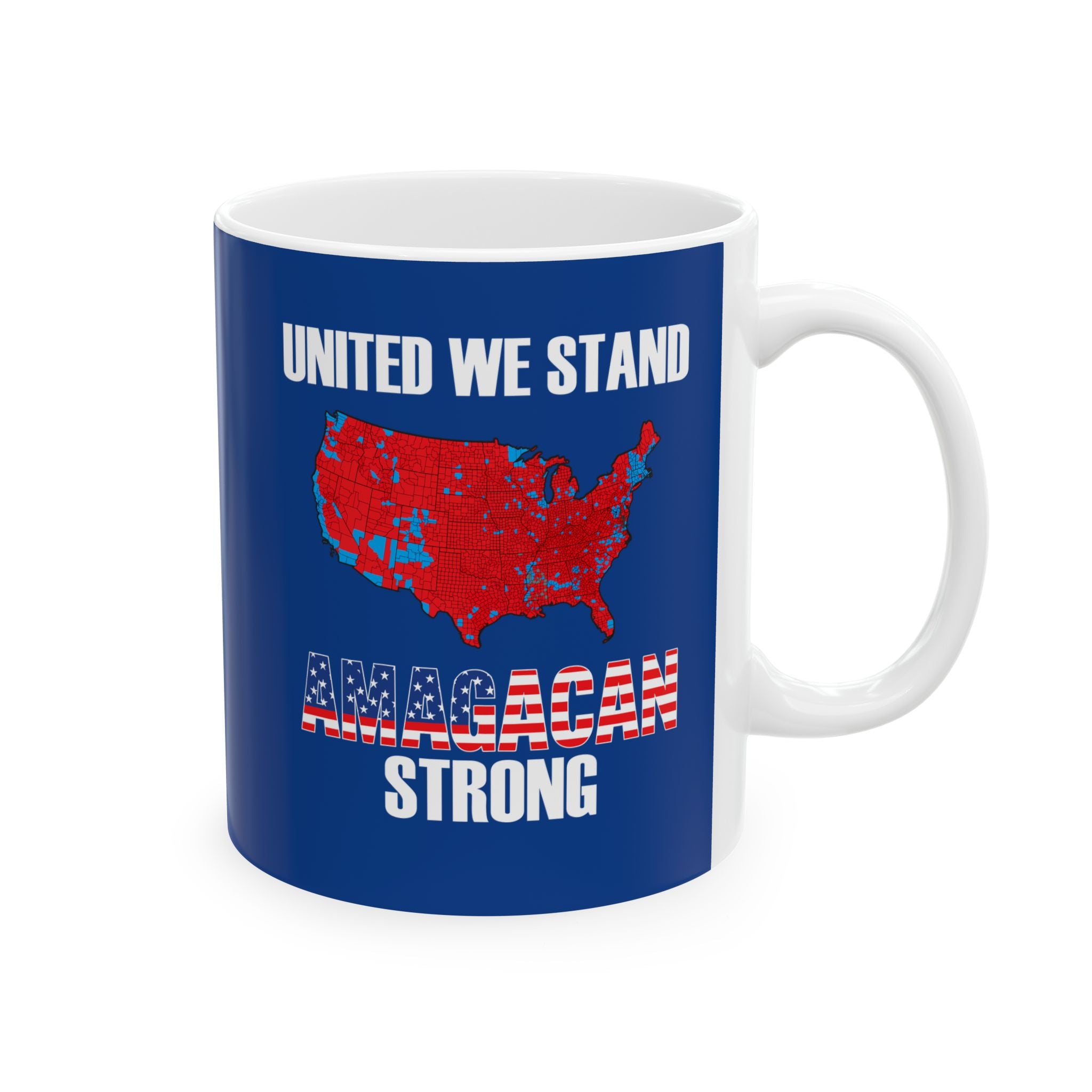 UNITED WE STAND-AMAGACAN STRONG Ceramic Mug, (11oz, 15oz)
