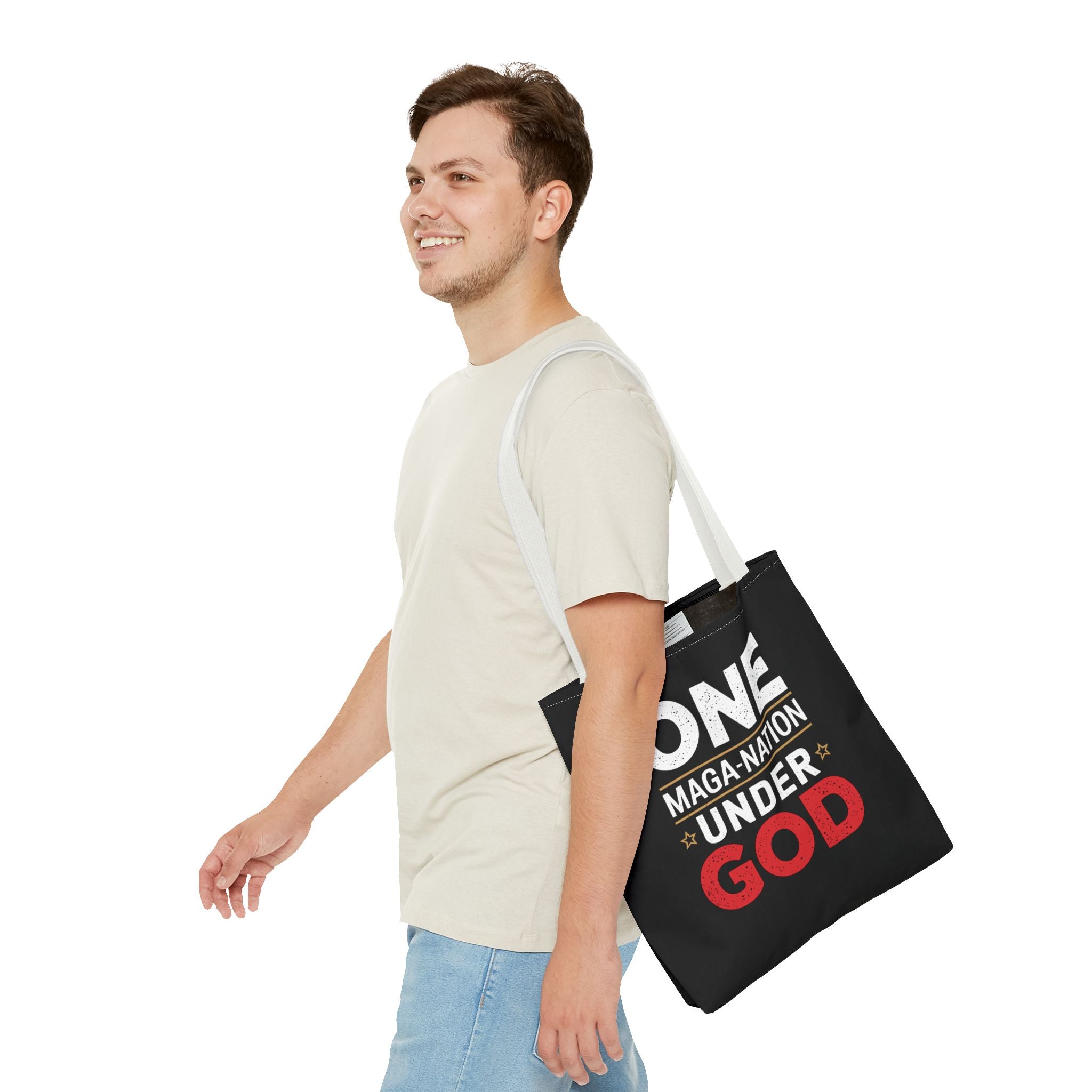 ONE-MAGA NATION UNDER GOD Tote Bag (AOP)