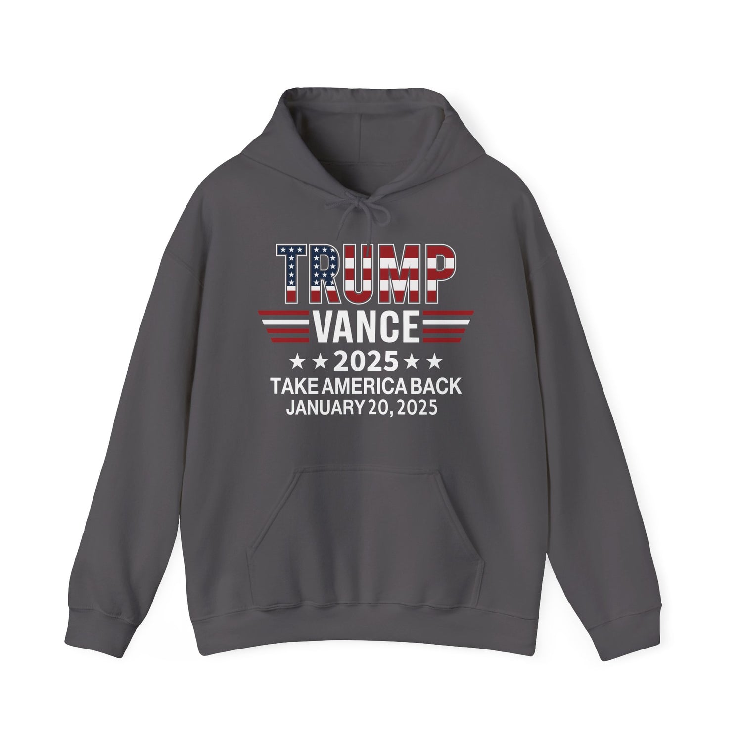 TRUMP VANCE TAKE AMERICA BACK 2025 INAUGURATION MEN WOMEN Unisex Heavy Blend™ Hooded Sweatshirt