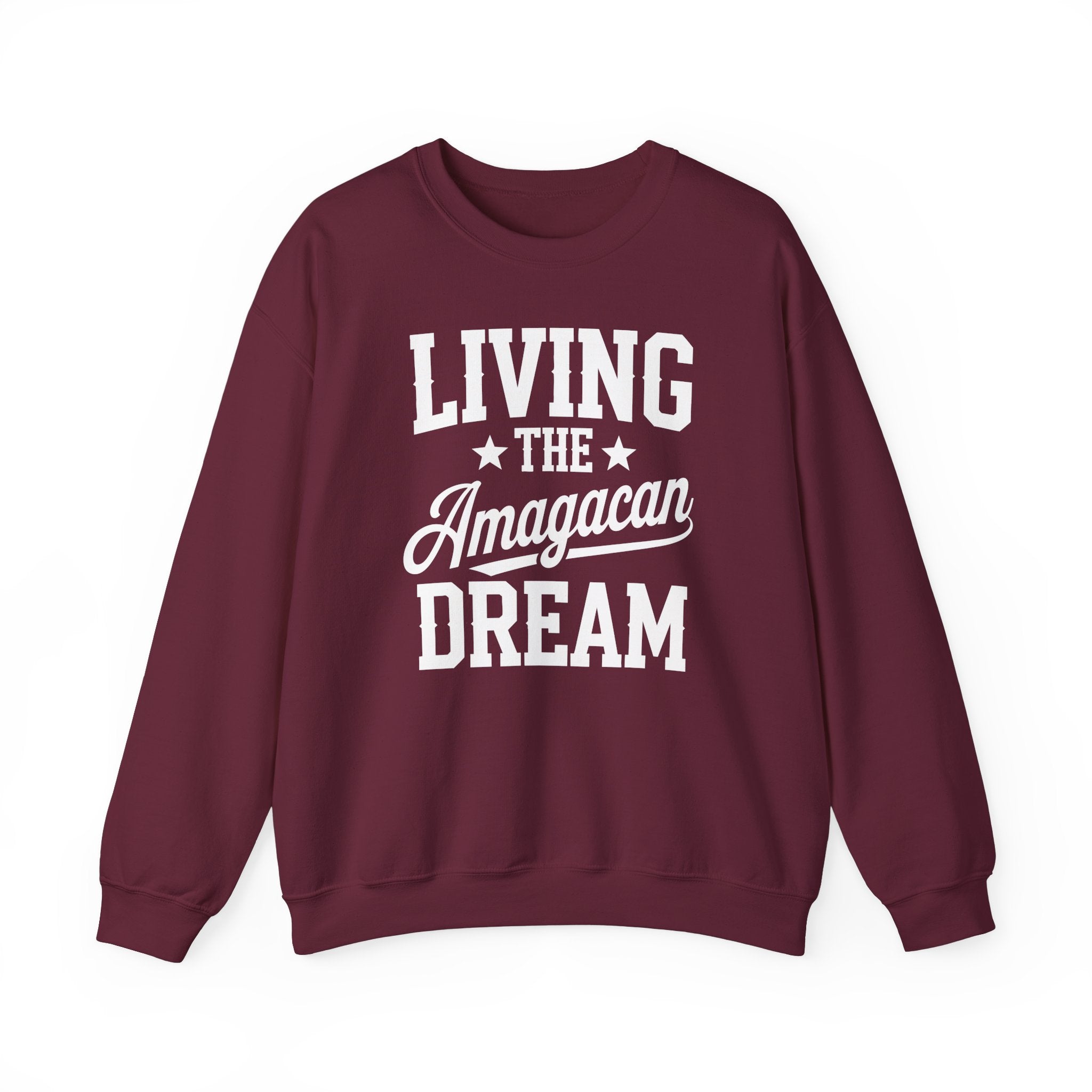 LIVING THE AMAGACAN DREAM-Unisex Heavy Blend™ Crewneck Sweatshirt