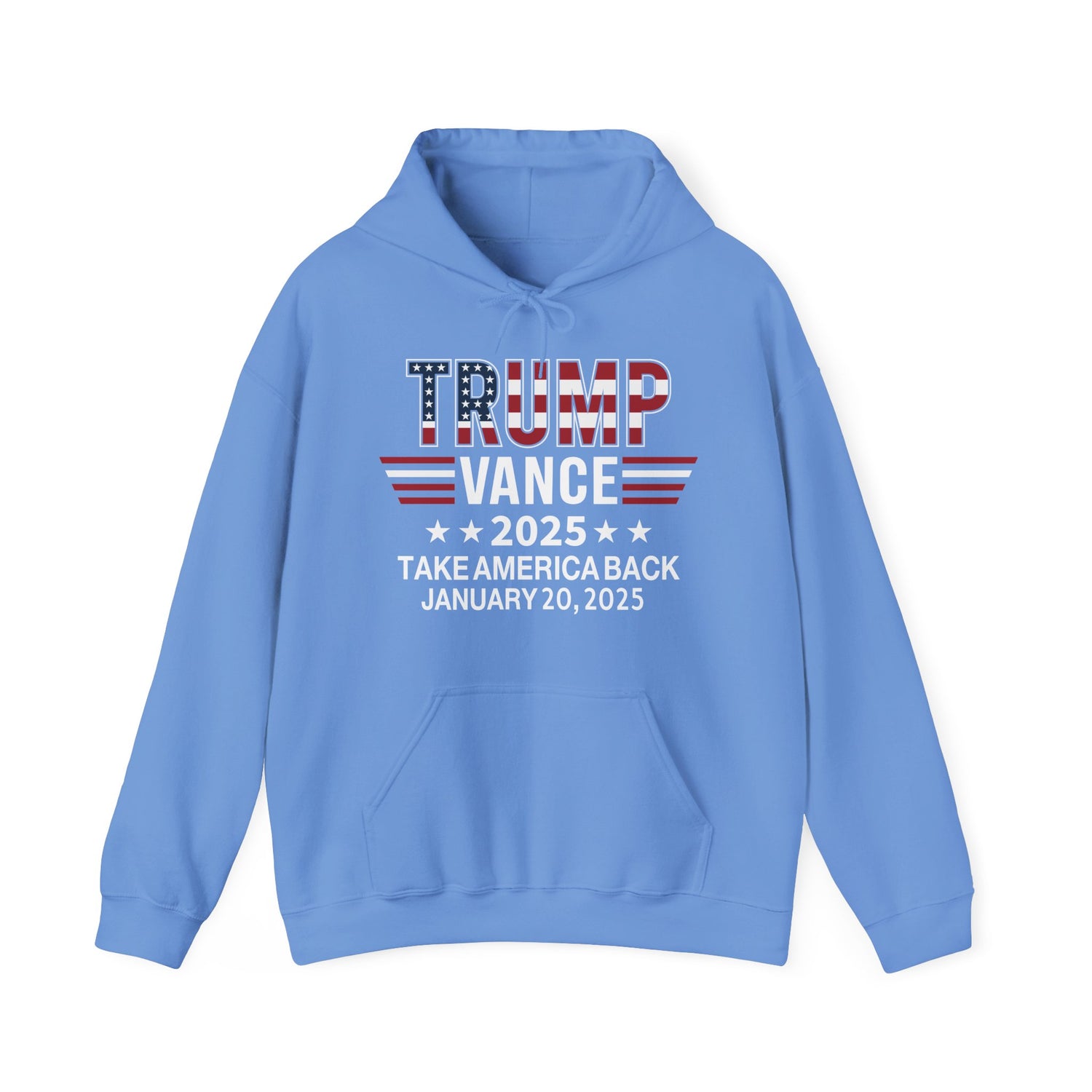 TRUMP VANCE TAKE AMERICA BACK 2025 INAUGURATION MEN WOMEN Unisex Heavy Blend™ Hooded Sweatshirt