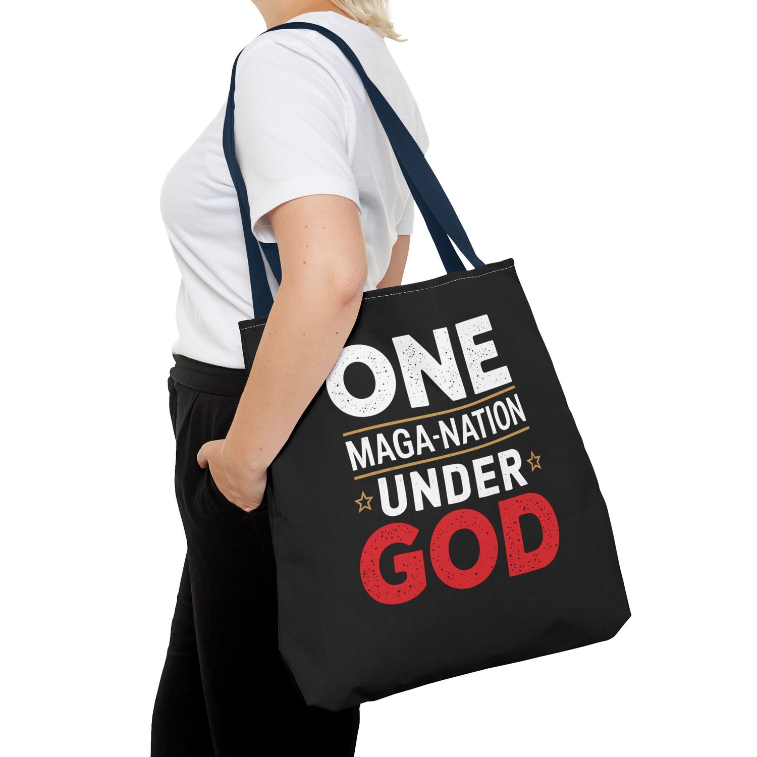 ONE-MAGA NATION UNDER GOD Tote Bag (AOP)