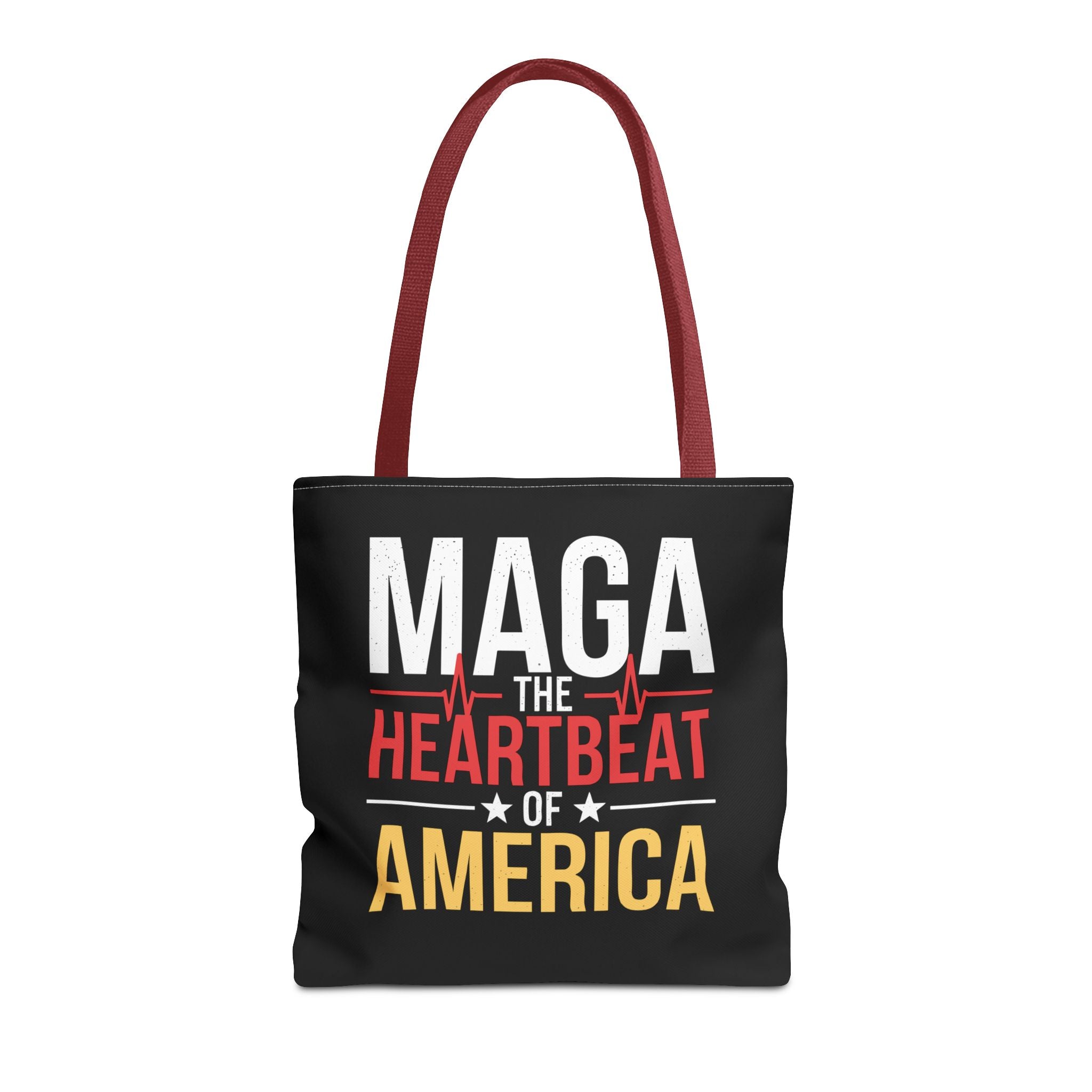 MAGA THE HEARTBEAT OF AMERICA Tote Bag (AOP)