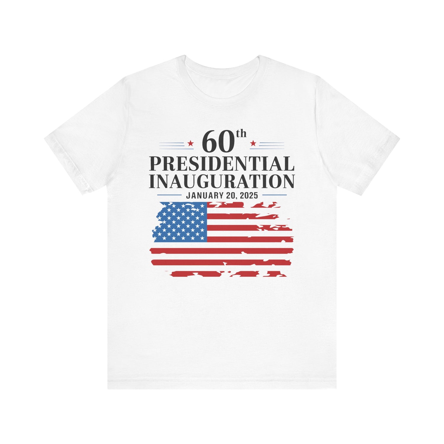 TRUMP VANCE 60TH PRESIDENTIAL INAUGURATION COMMEMORATIVE Unisex Jersey Short Sleeve Tee
