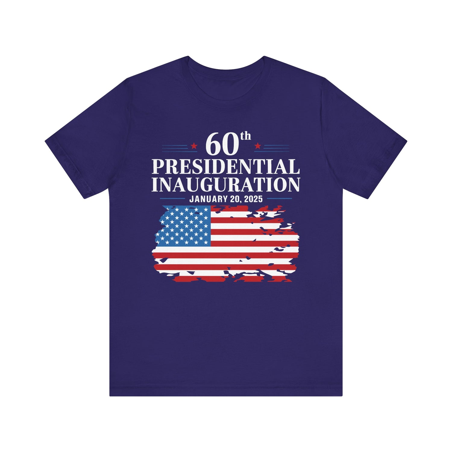 TRUMP VANCE 60TH PRESIDENTIAL INAUGURATION COMMEMORATIVE Unisex Jersey Short Sleeve Tee