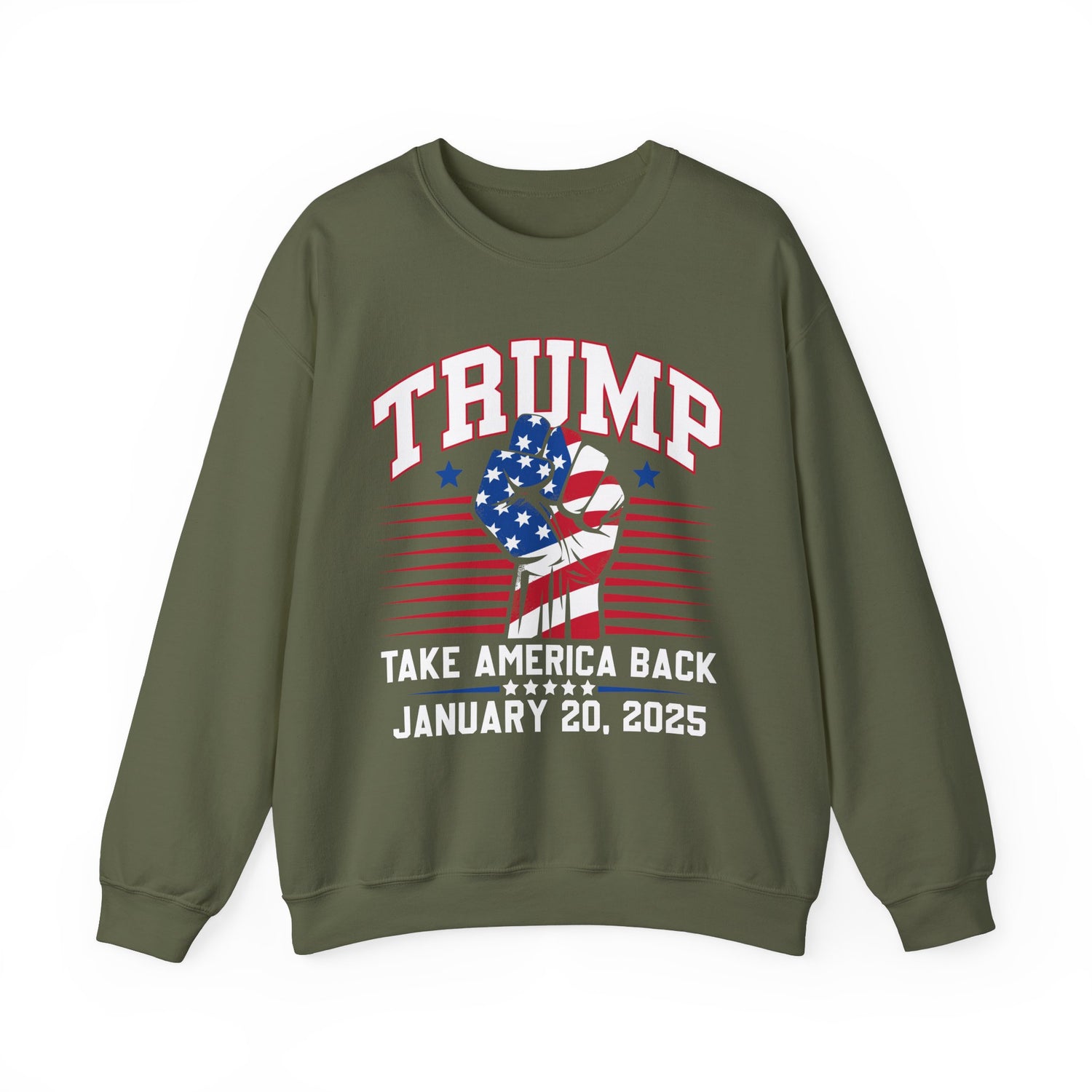 TRUMP TAKE AMERICA BACK JANUARY 2025 INAUGURATION Unisex Heavy Blend™ Crewneck Sweatshirt