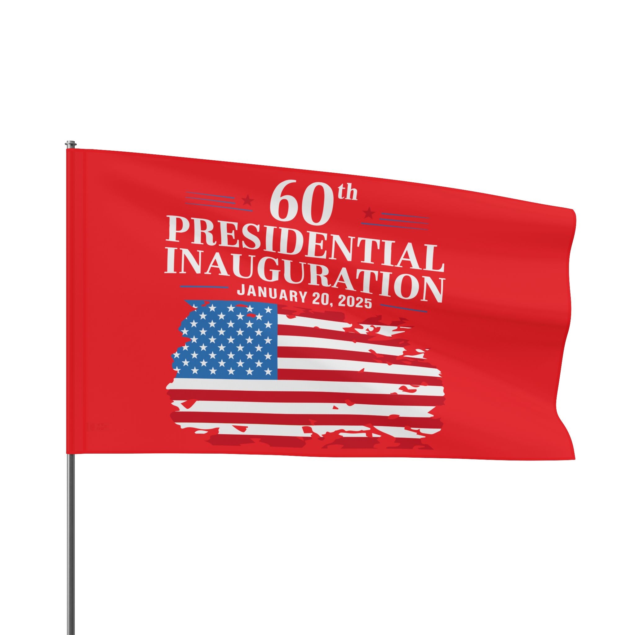 60TH PRESIDENTIAL INAUGURATION (JANUARY 2025) COMMEMORATIVE Flag