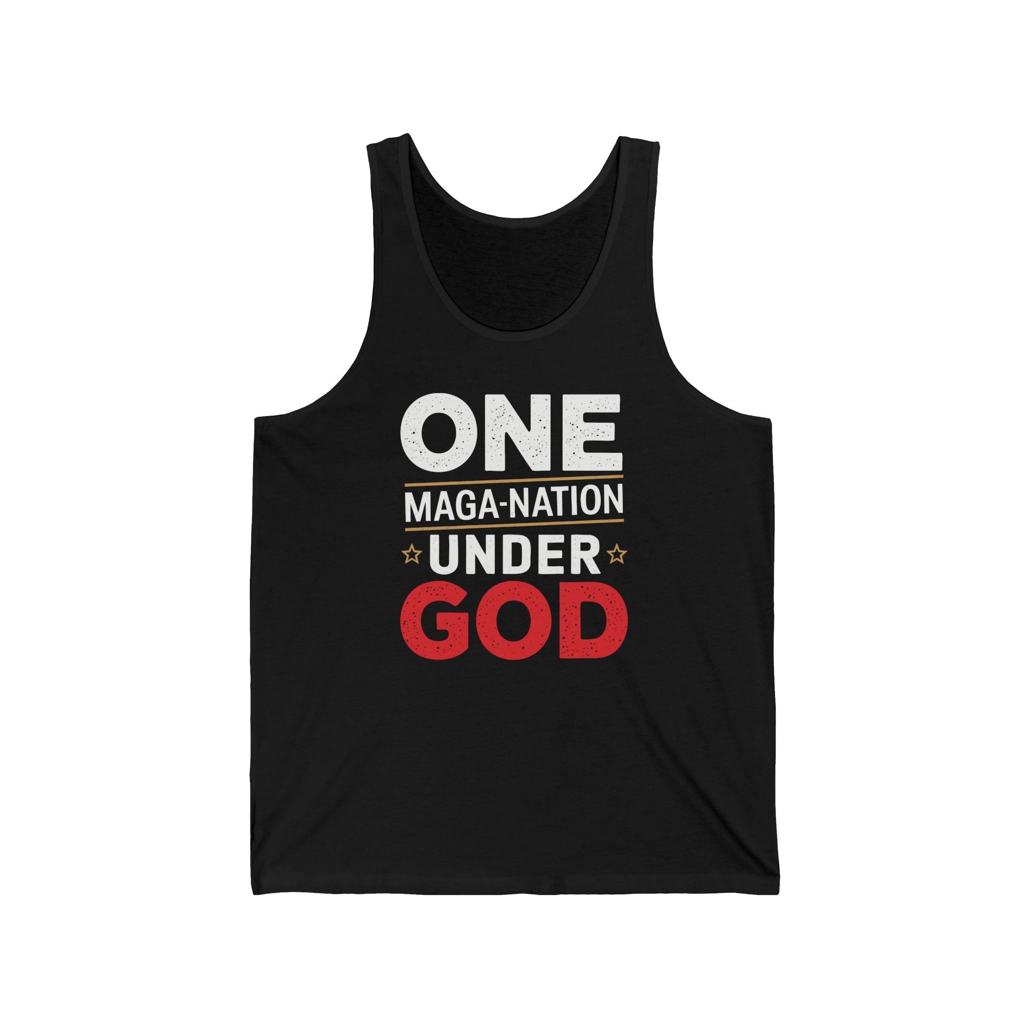 ONE MAGA NATION UNDER GOD Unisex Jersey Tank