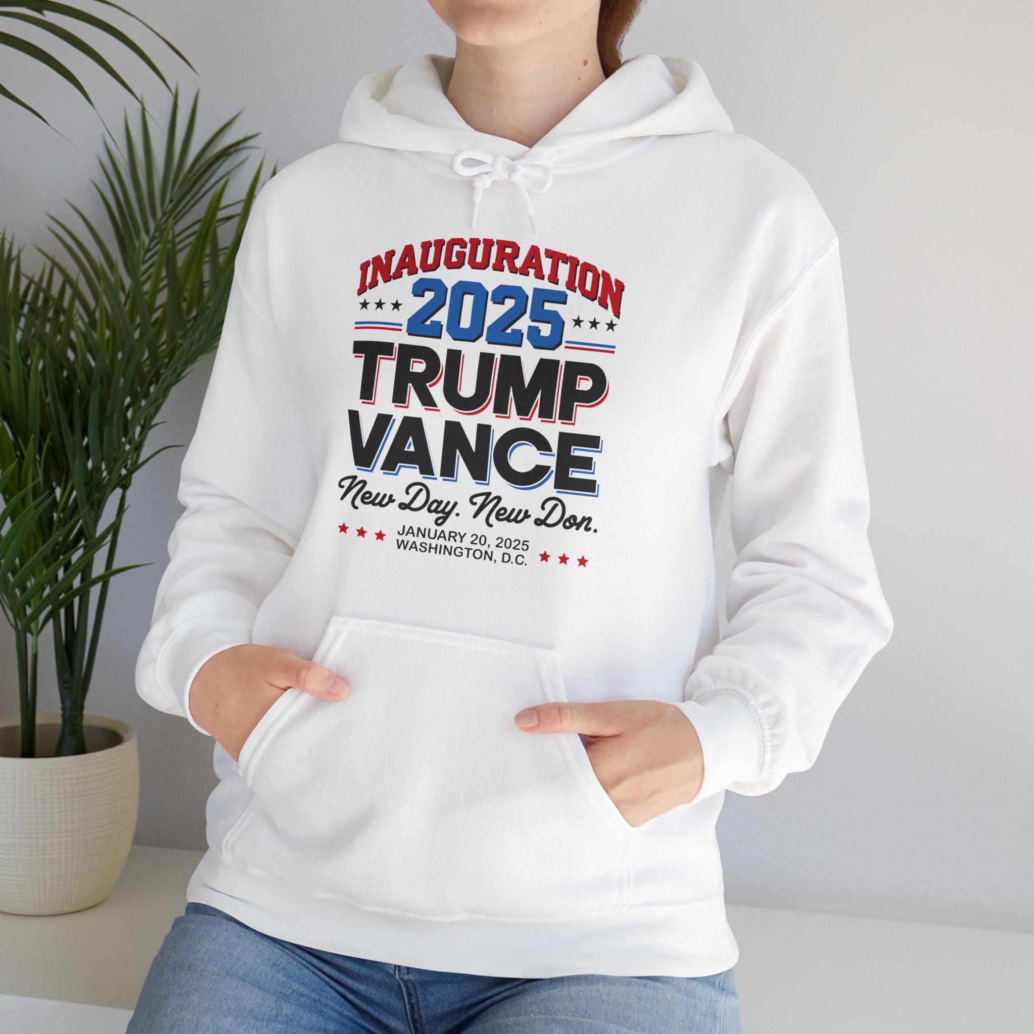 INAUGURATION 2025 TRUMP VANCE NEW DAY-NEW DON Unisex Heavy Blend™ Hooded Sweatshirt