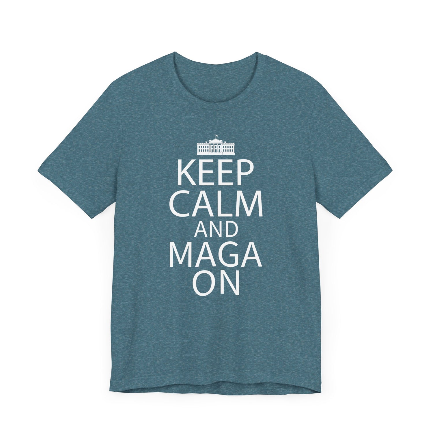 KEEP CALM MAGA ON Unisex Jersey Short Sleeve Tee
