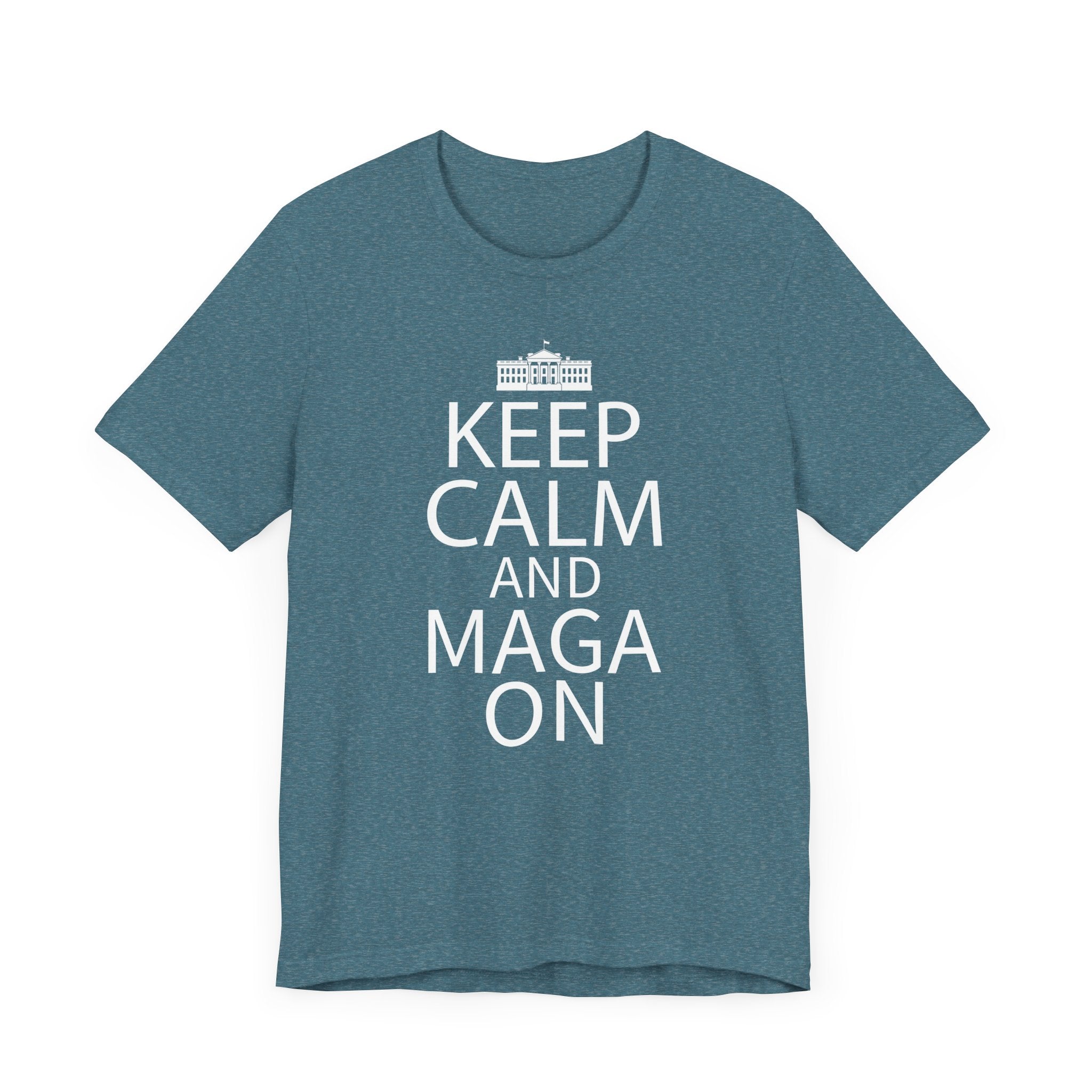 KEEP CALM MAGA ON Unisex Jersey Short Sleeve Tee