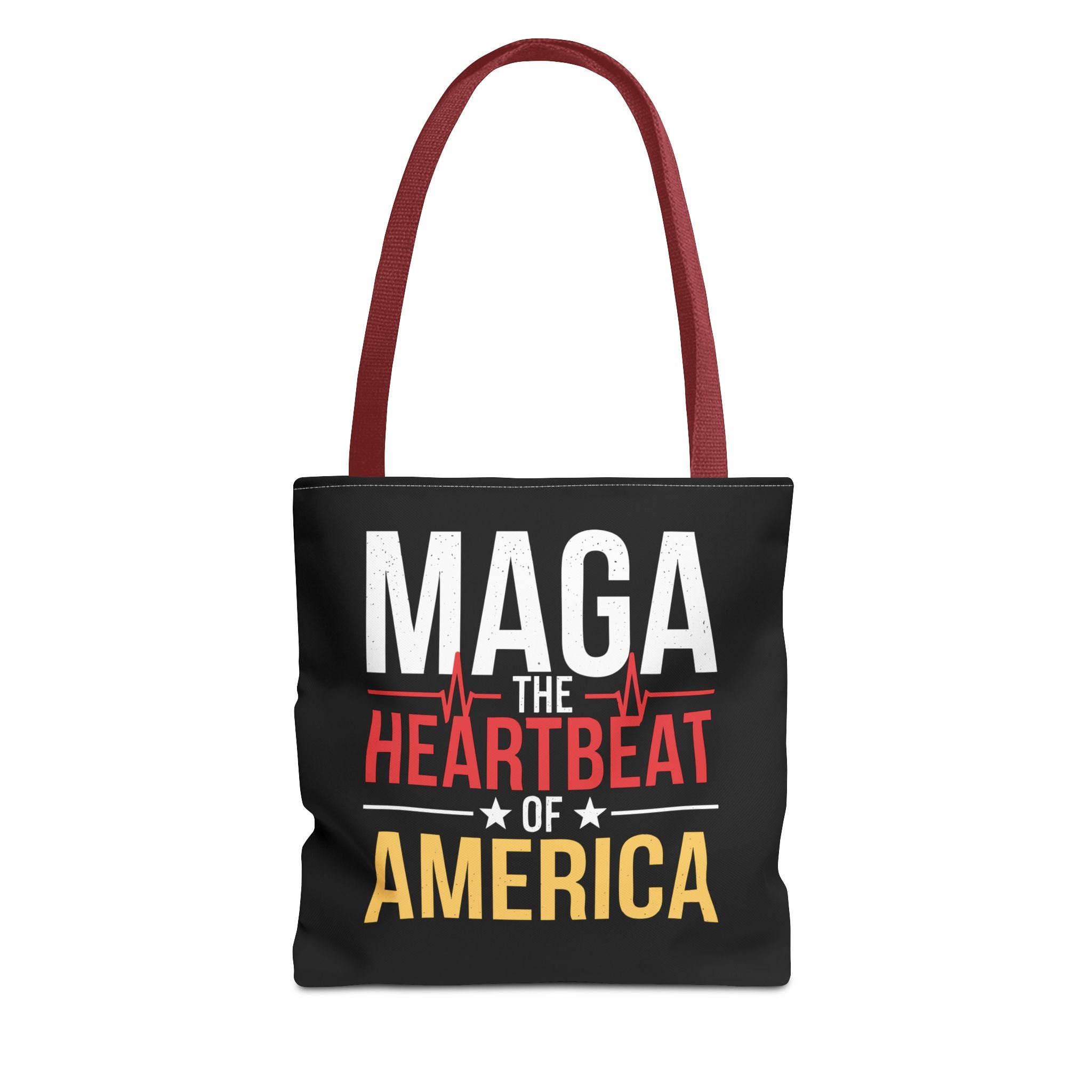 MAGA THE HEARTBEAT OF AMERICA Tote Bag (AOP)