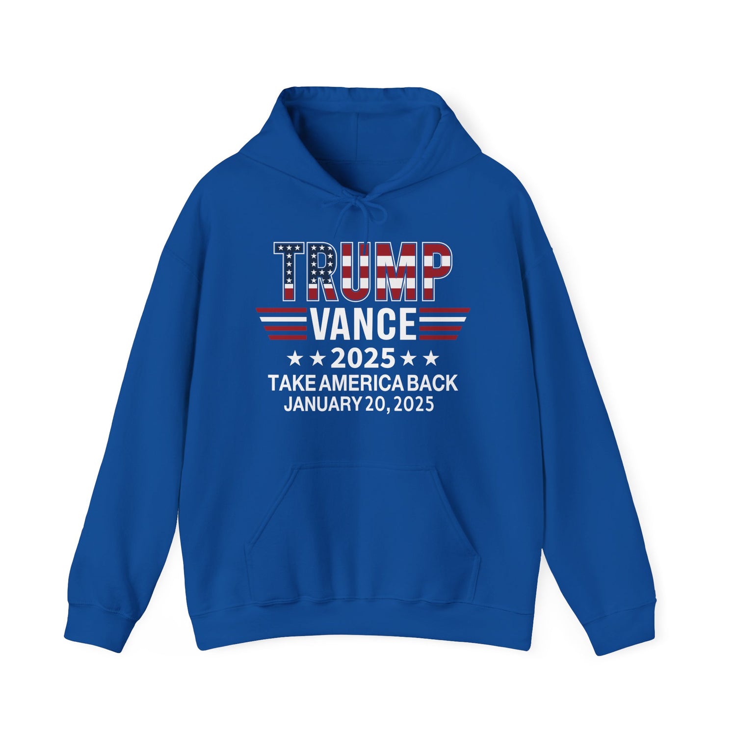 TRUMP VANCE TAKE AMERICA BACK 2025 INAUGURATION MEN WOMEN Unisex Heavy Blend™ Hooded Sweatshirt