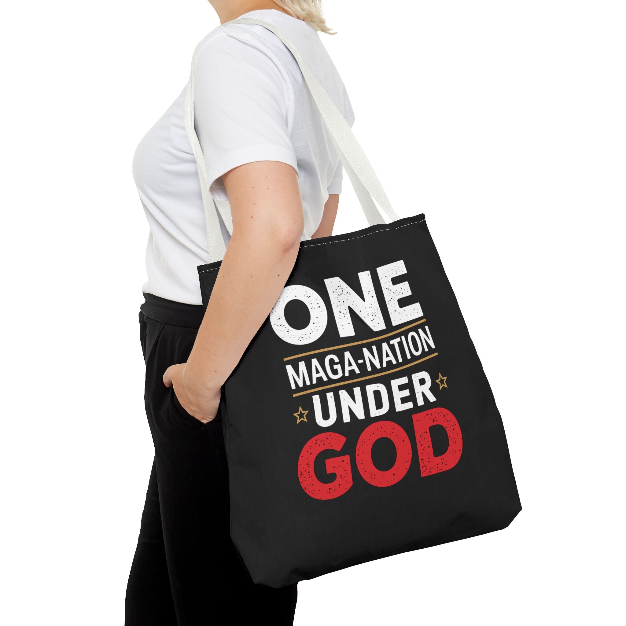 ONE-MAGA NATION UNDER GOD Tote Bag (AOP)