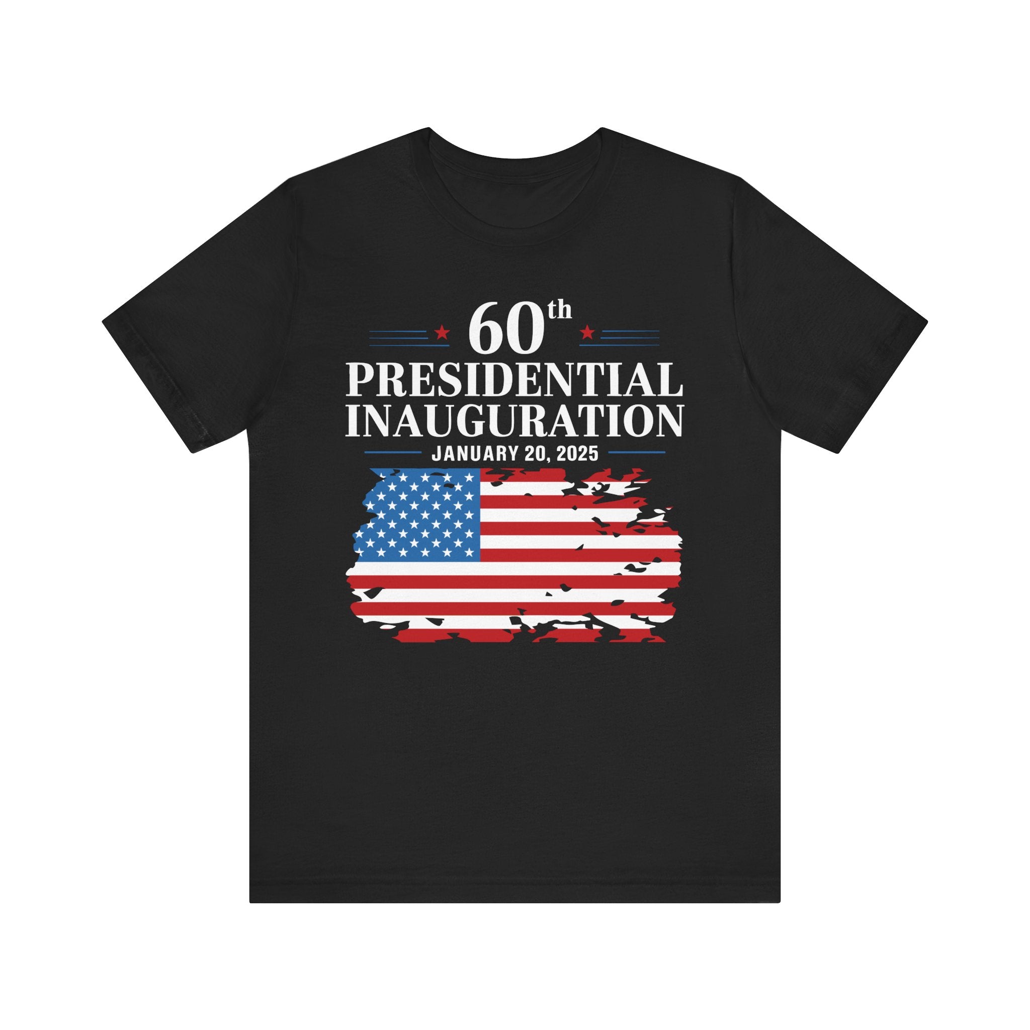 TRUMP VANCE 60TH PRESIDENTIAL INAUGURATION COMMEMORATIVE Unisex Jersey Short Sleeve Tee