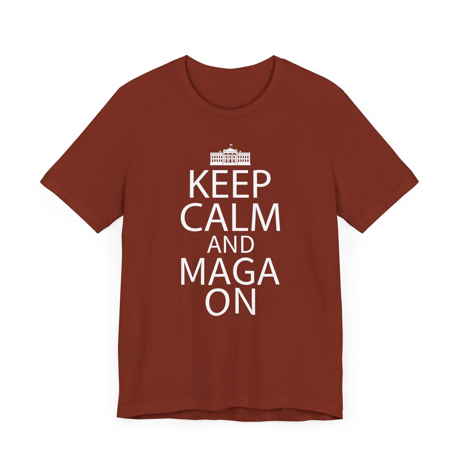 KEEP CALM MAGA ON Unisex Jersey Short Sleeve Tee