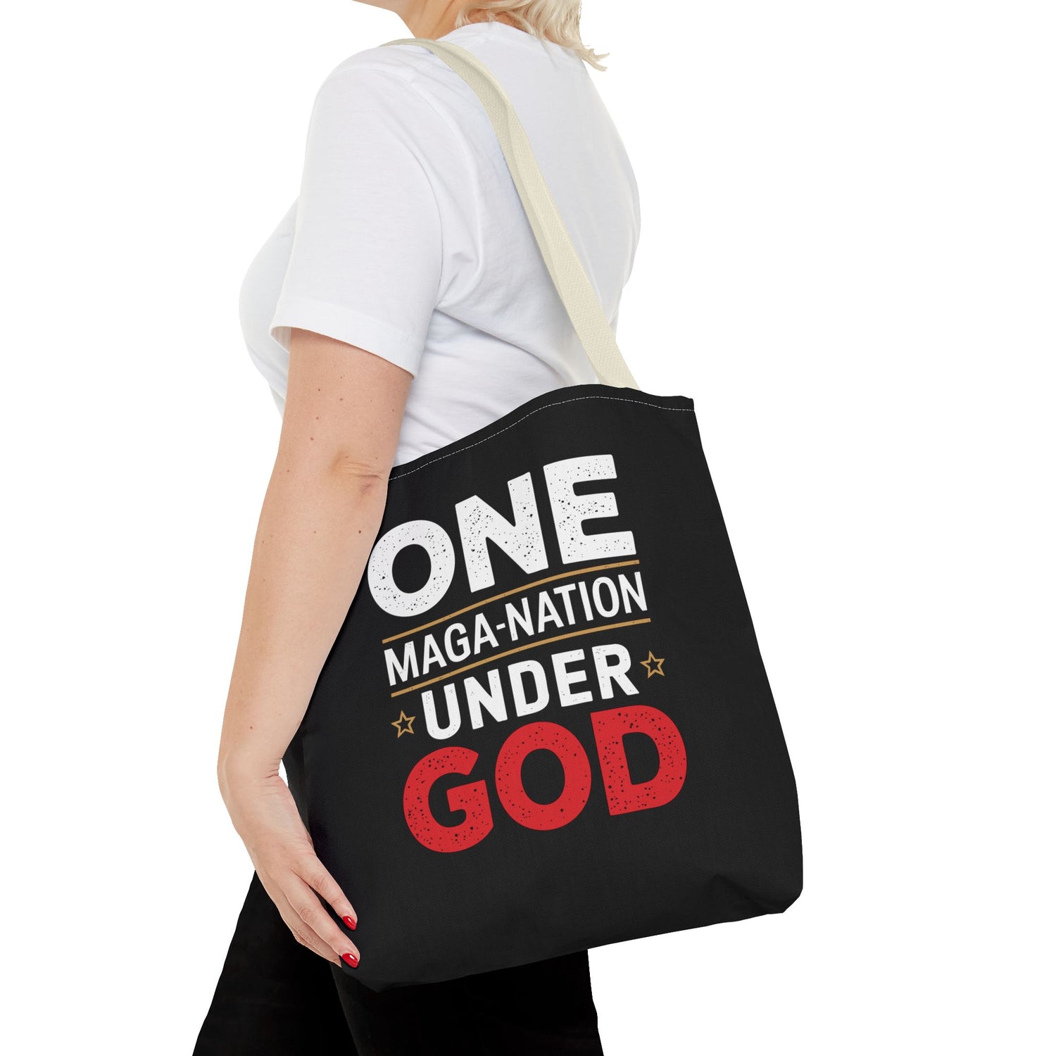 ONE-MAGA NATION UNDER GOD Tote Bag (AOP)