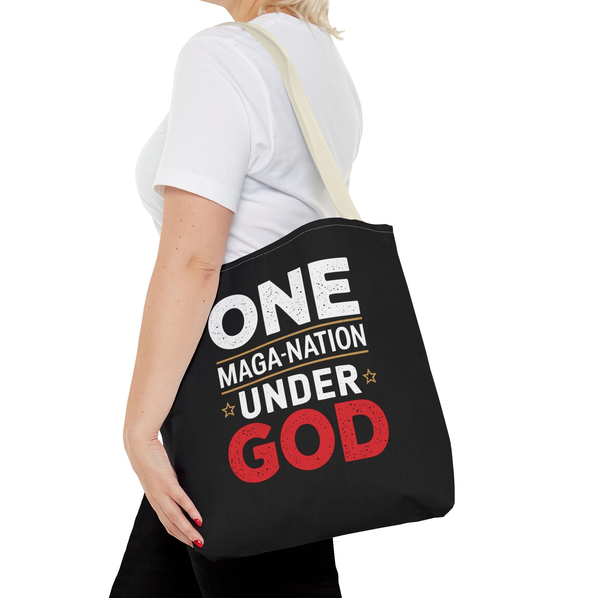 ONE-MAGA NATION UNDER GOD Tote Bag (AOP)