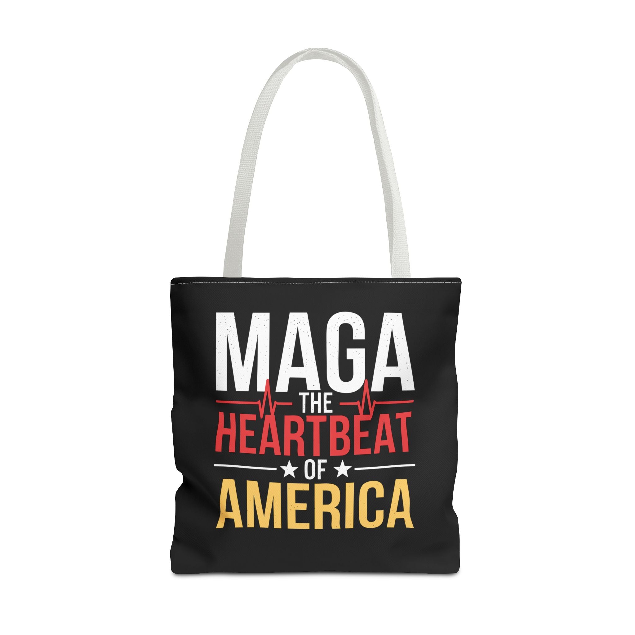 MAGA THE HEARTBEAT OF AMERICA Tote Bag (AOP)