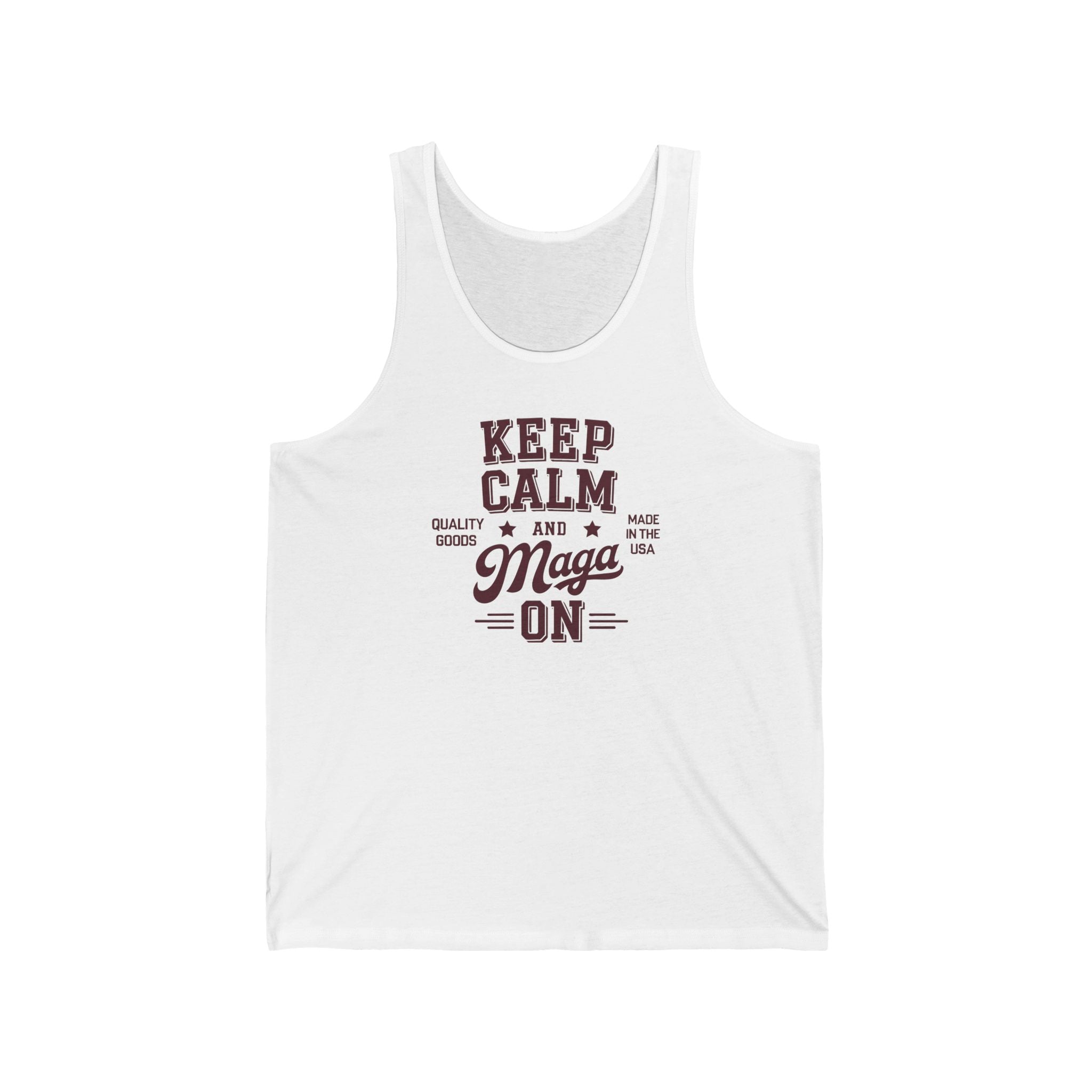 KEEP CALM AND MAGA ON MEN&