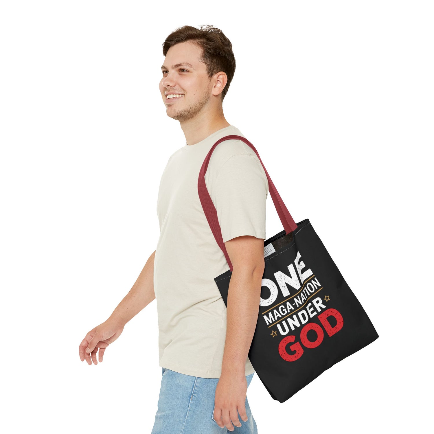 ONE-MAGA NATION UNDER GOD Tote Bag (AOP)