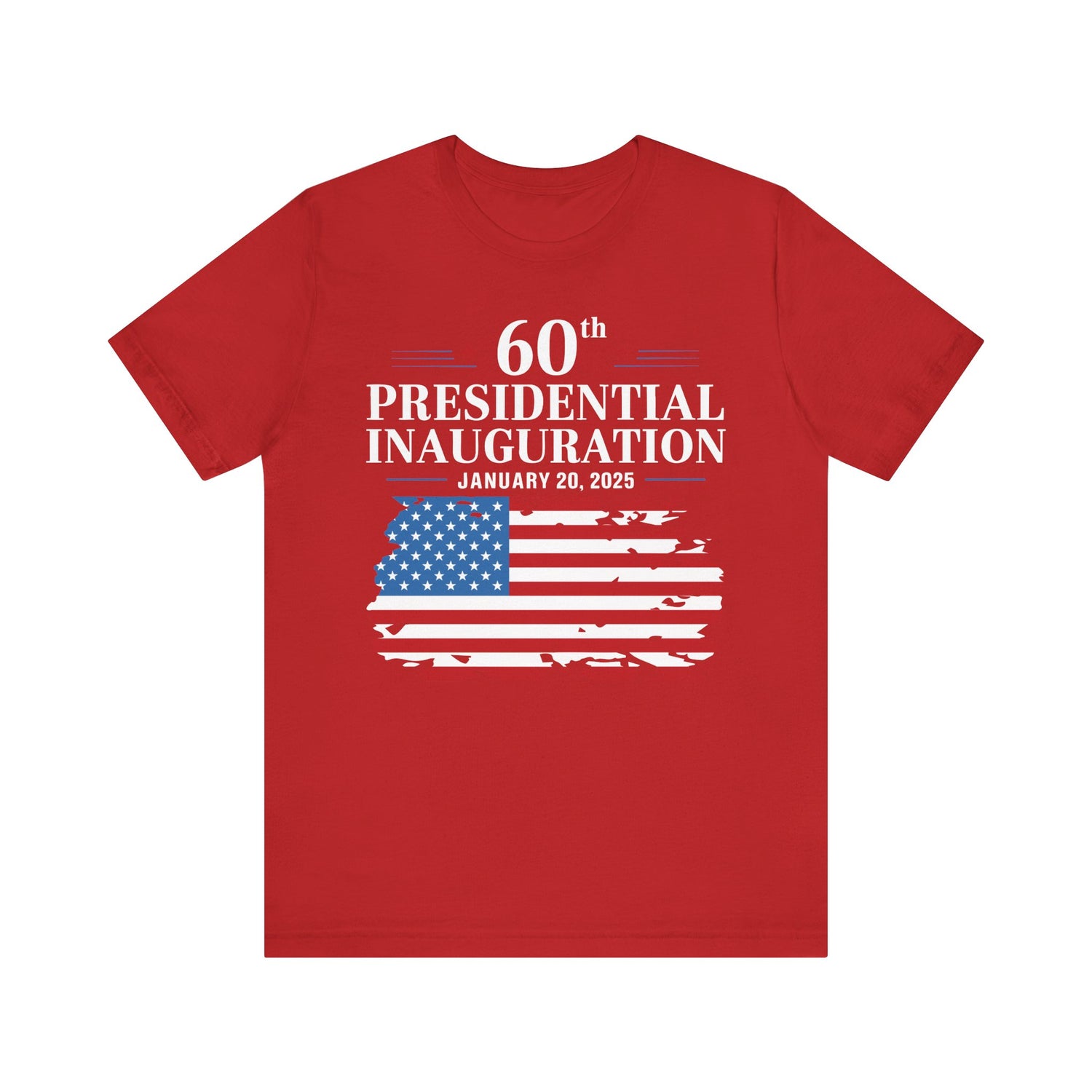 TRUMP VANCE 60TH PRESIDENTIAL INAUGURATION COMMEMORATIVE Unisex Jersey Short Sleeve Tee