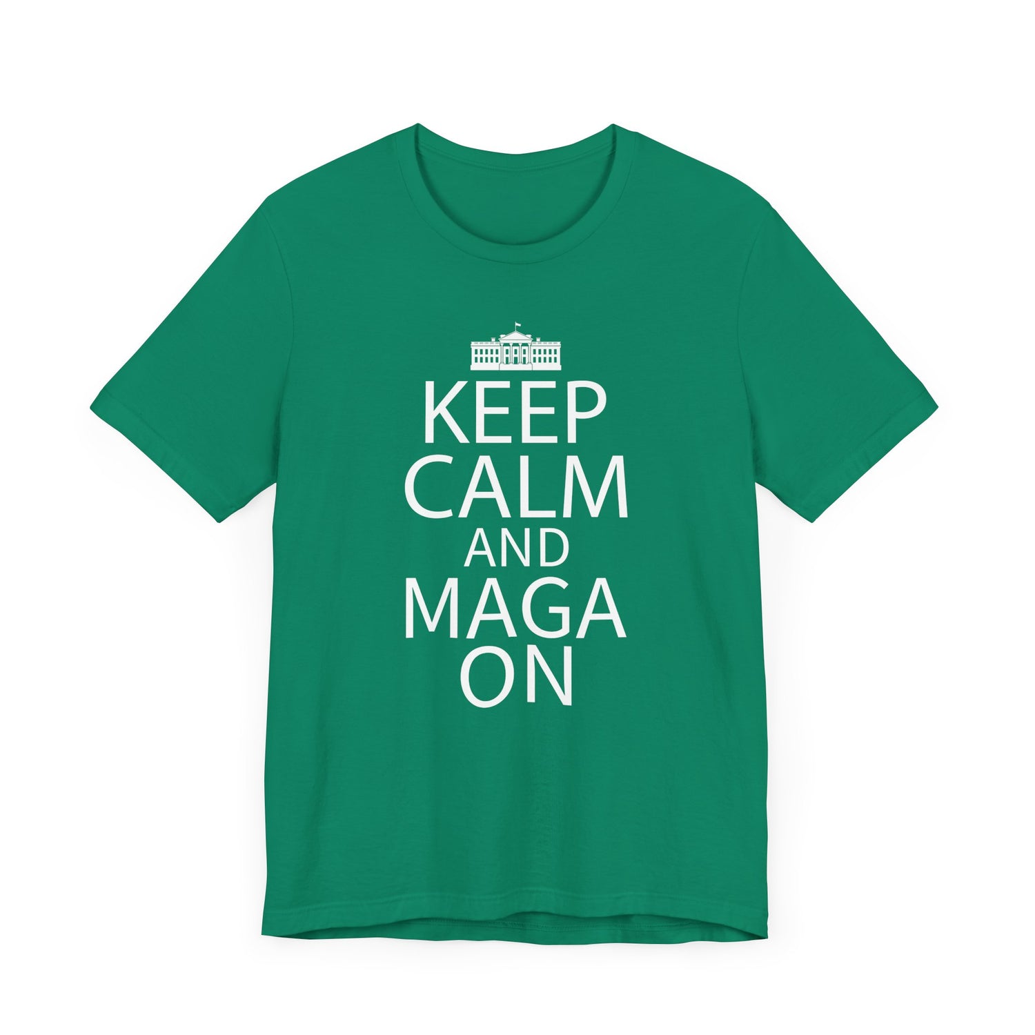KEEP CALM MAGA ON Unisex Jersey Short Sleeve Tee