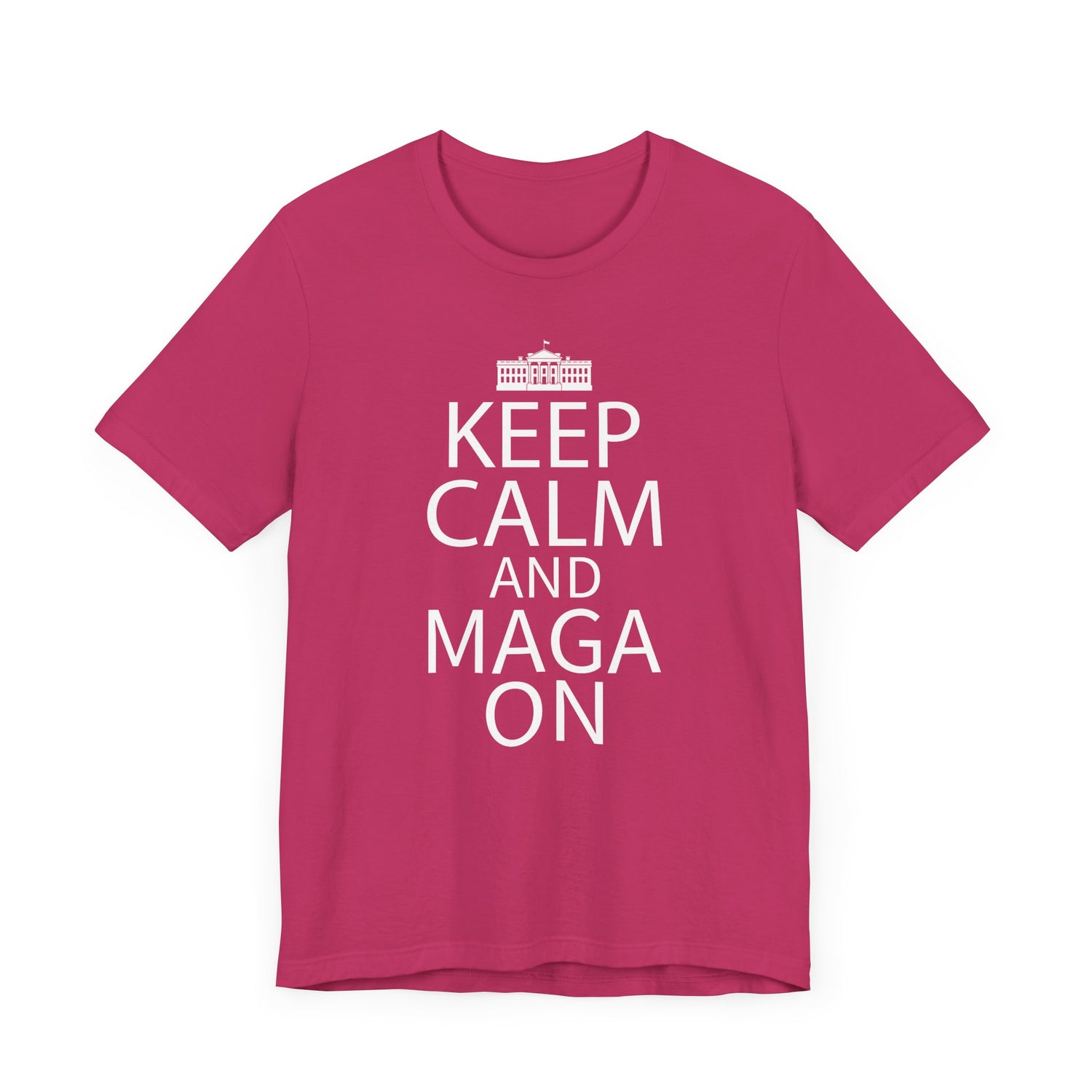 KEEP CALM MAGA ON Unisex Jersey Short Sleeve Tee