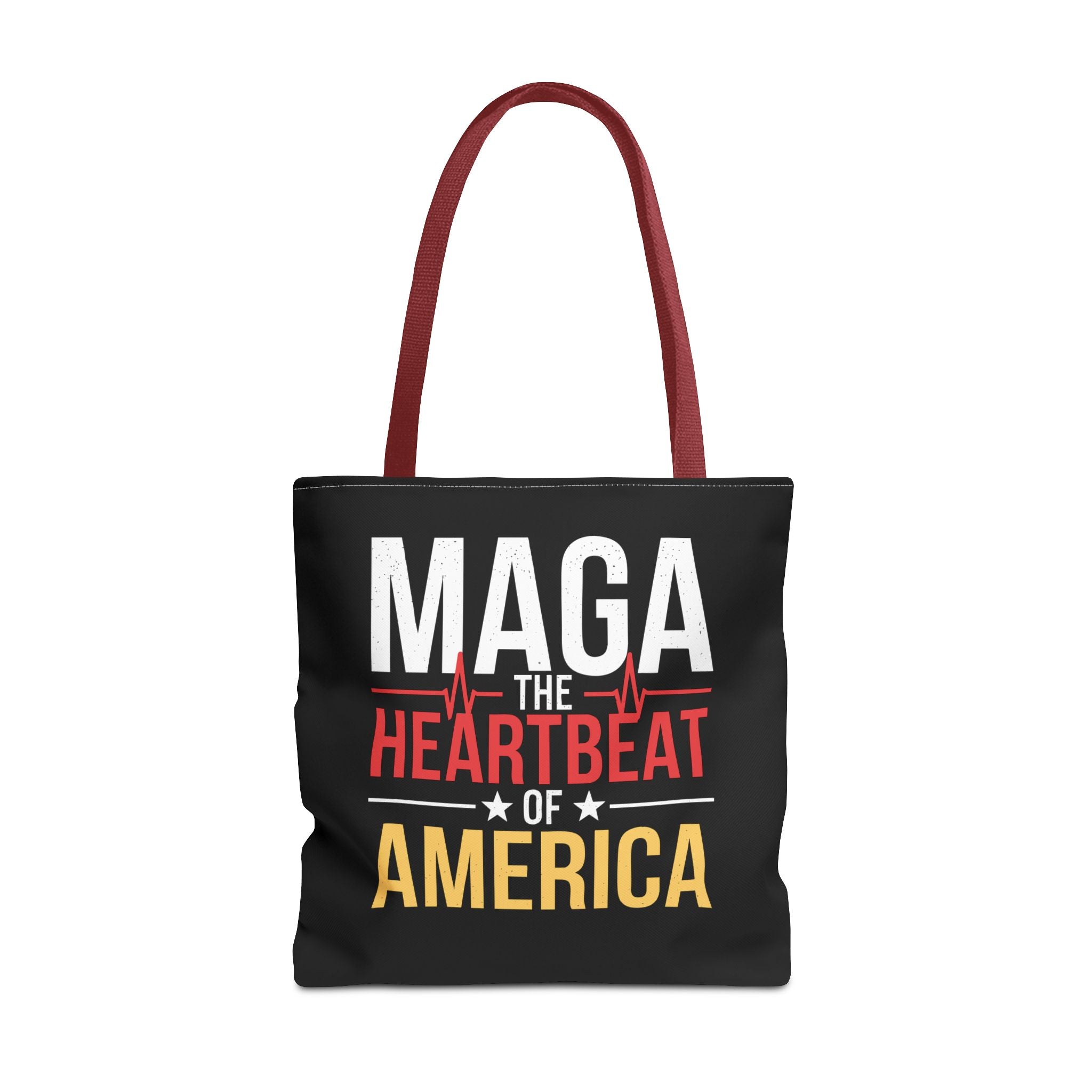 MAGA THE HEARTBEAT OF AMERICA Tote Bag (AOP)