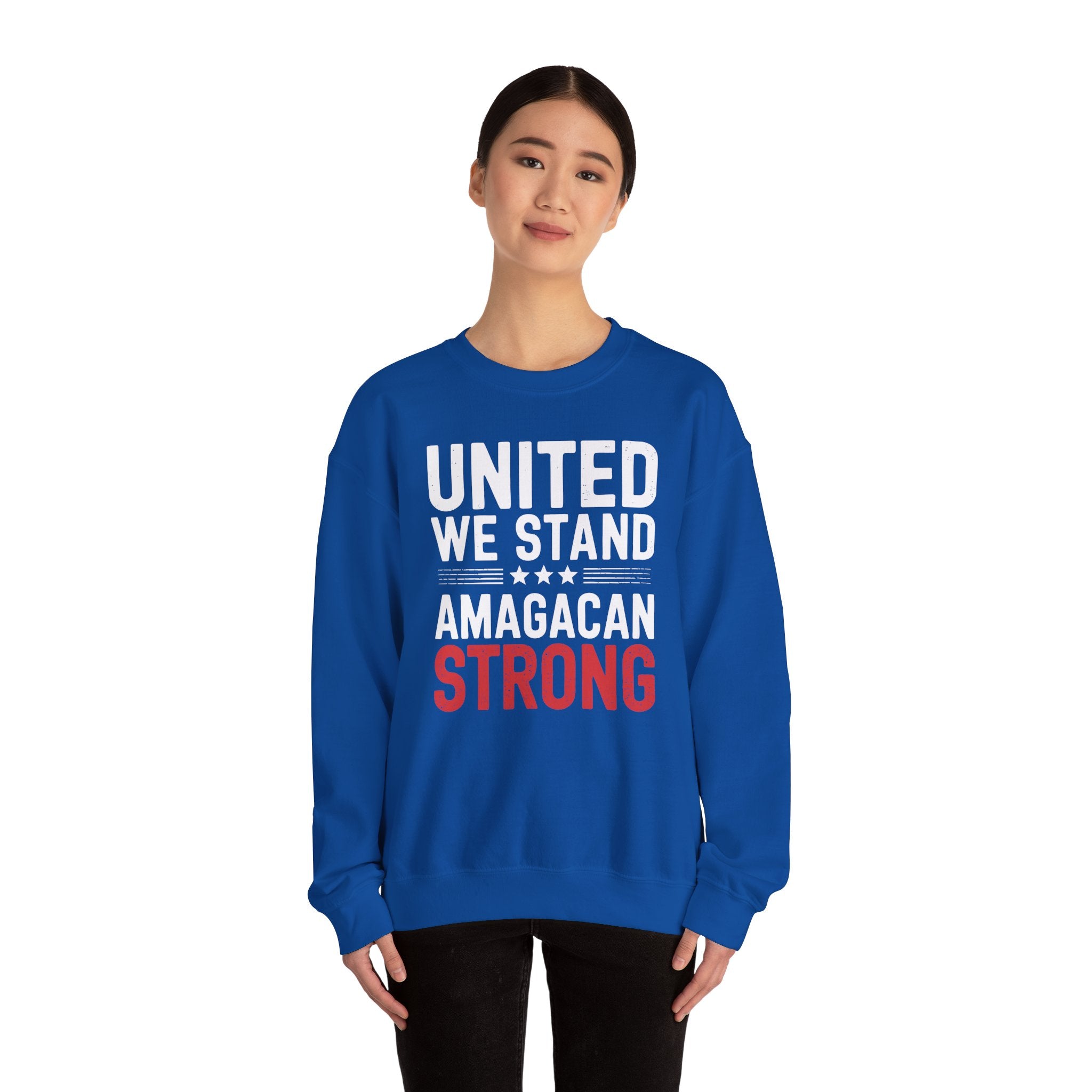 UNITED WE STAND AMAGACAN STRONG Unisex Heavy Blend™ Crewneck Sweatshirt