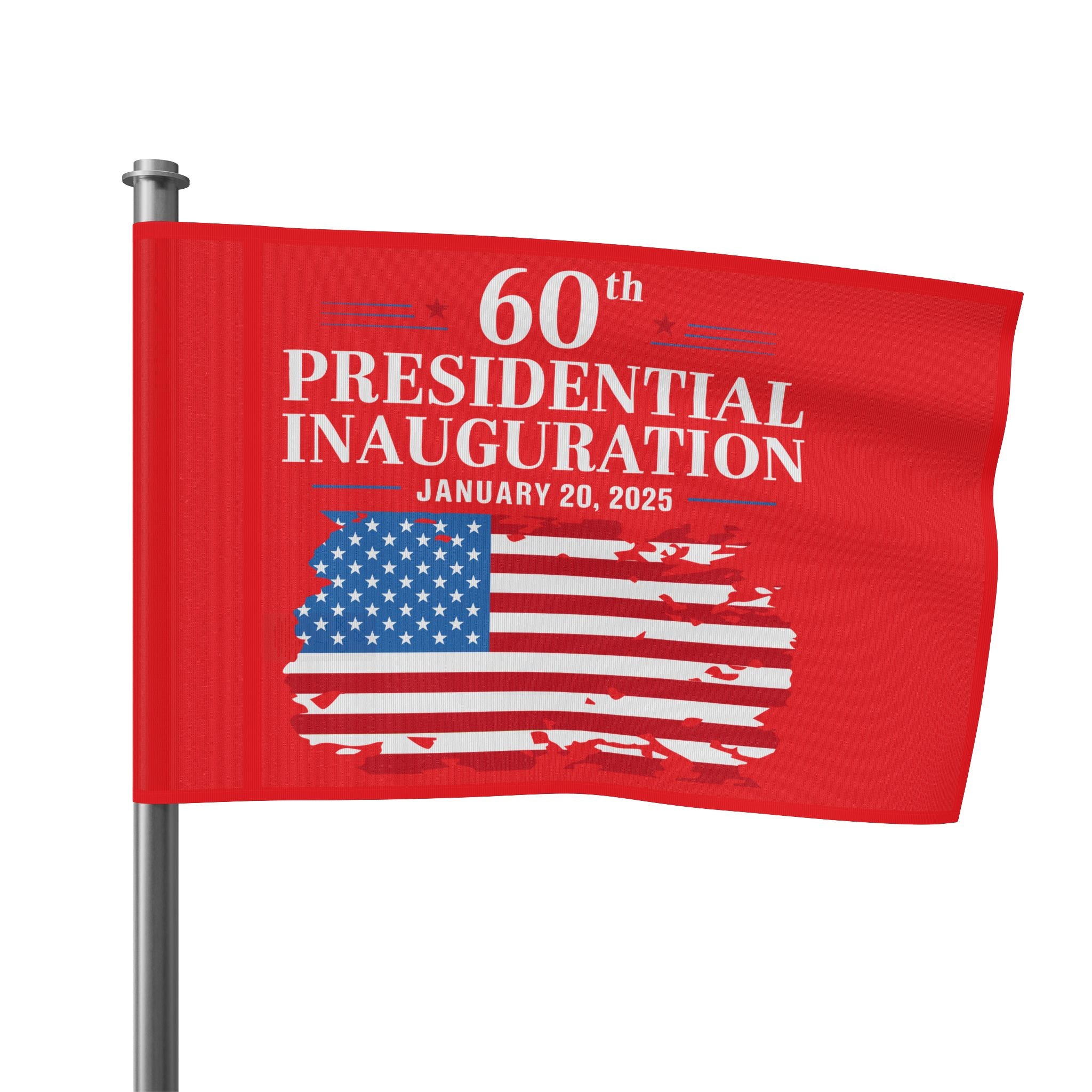 60TH PRESIDENTIAL INAUGURATION (JANUARY 2025) COMMEMORATIVE Flag